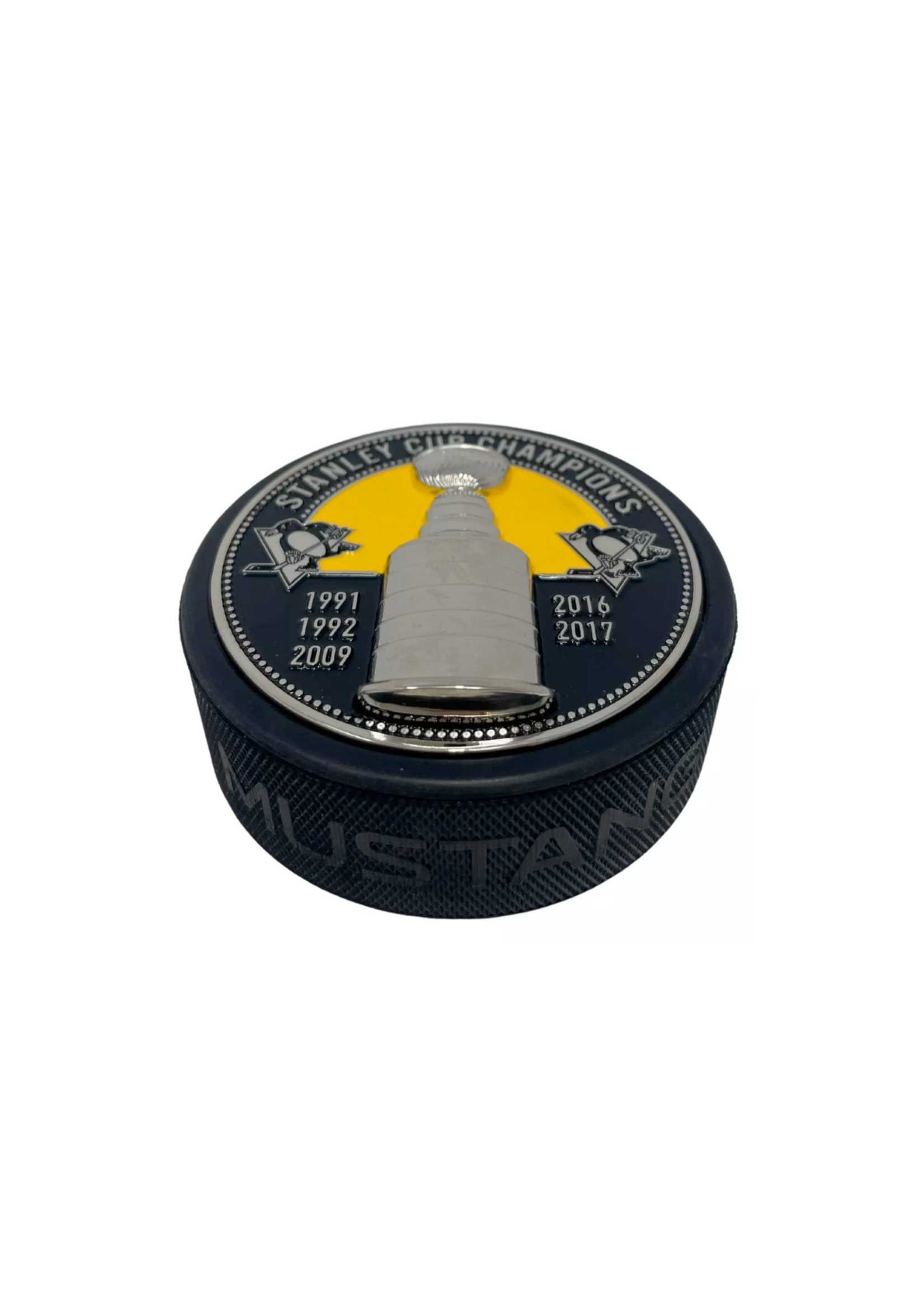 Pittsburgh Penguins 3D Medallion Stanley Cup Puck