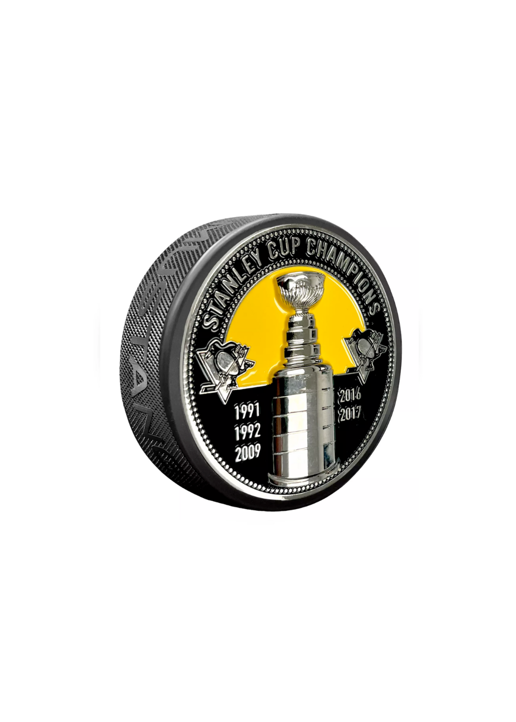 Pittsburgh Penguins 3D Medallion Stanley Cup Puck