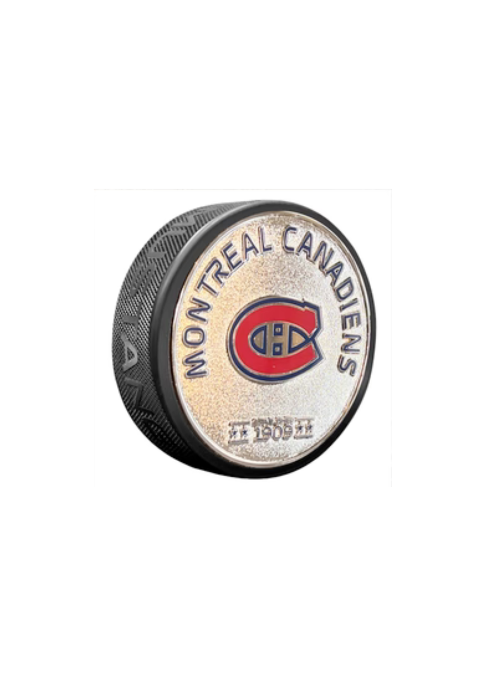 Montreal Canadiens (Habs) Silver Established Medallion Puck