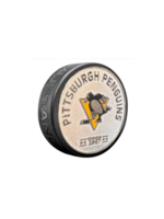 Pittsburgh Penguins Silver Established Medallion Puck