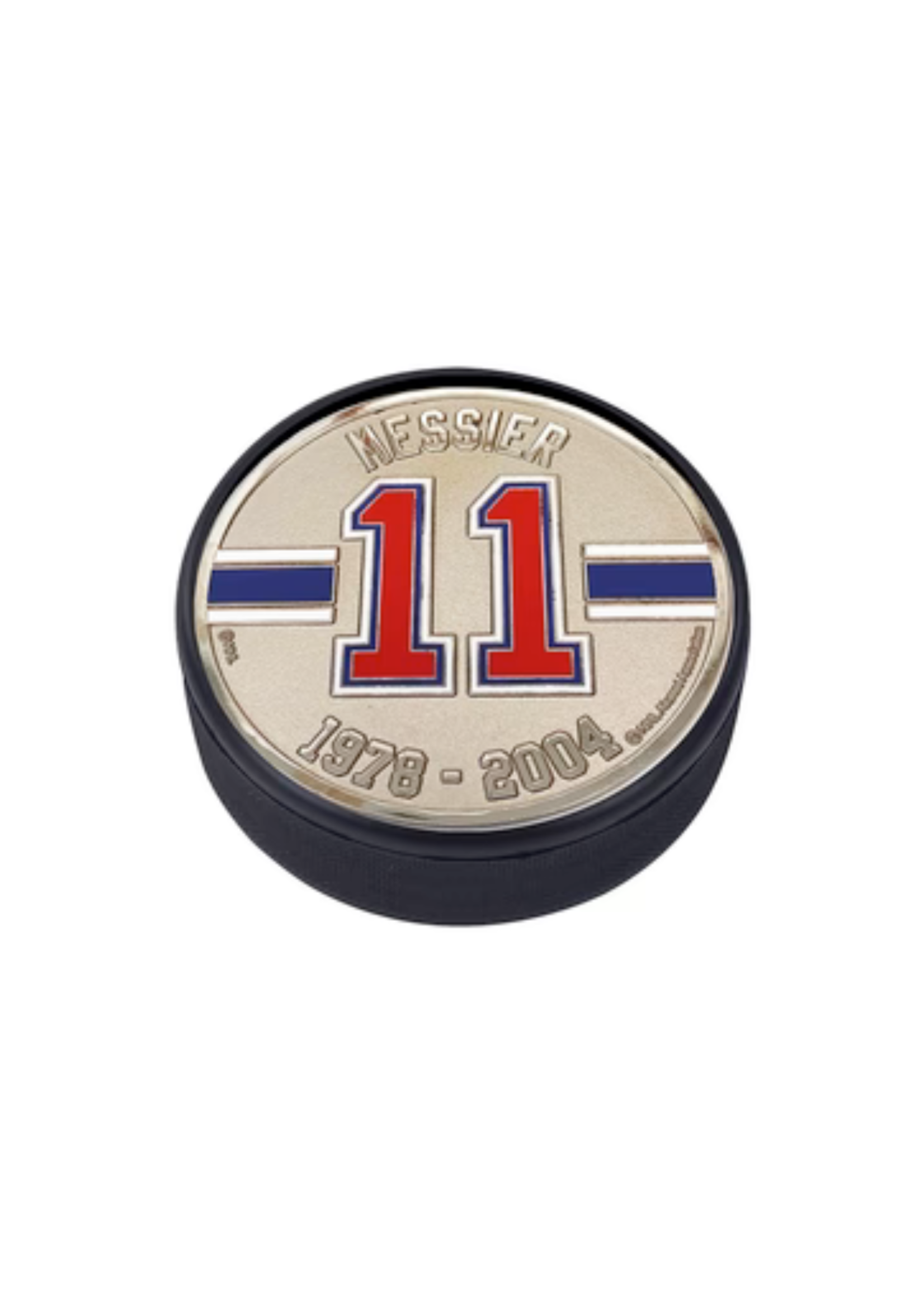 New York Rangers #11 Messier Medallion Legend Puck