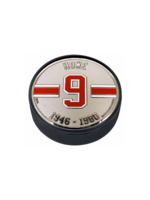 Detroit Red Wings #9 Howe Medallion Legend Puck