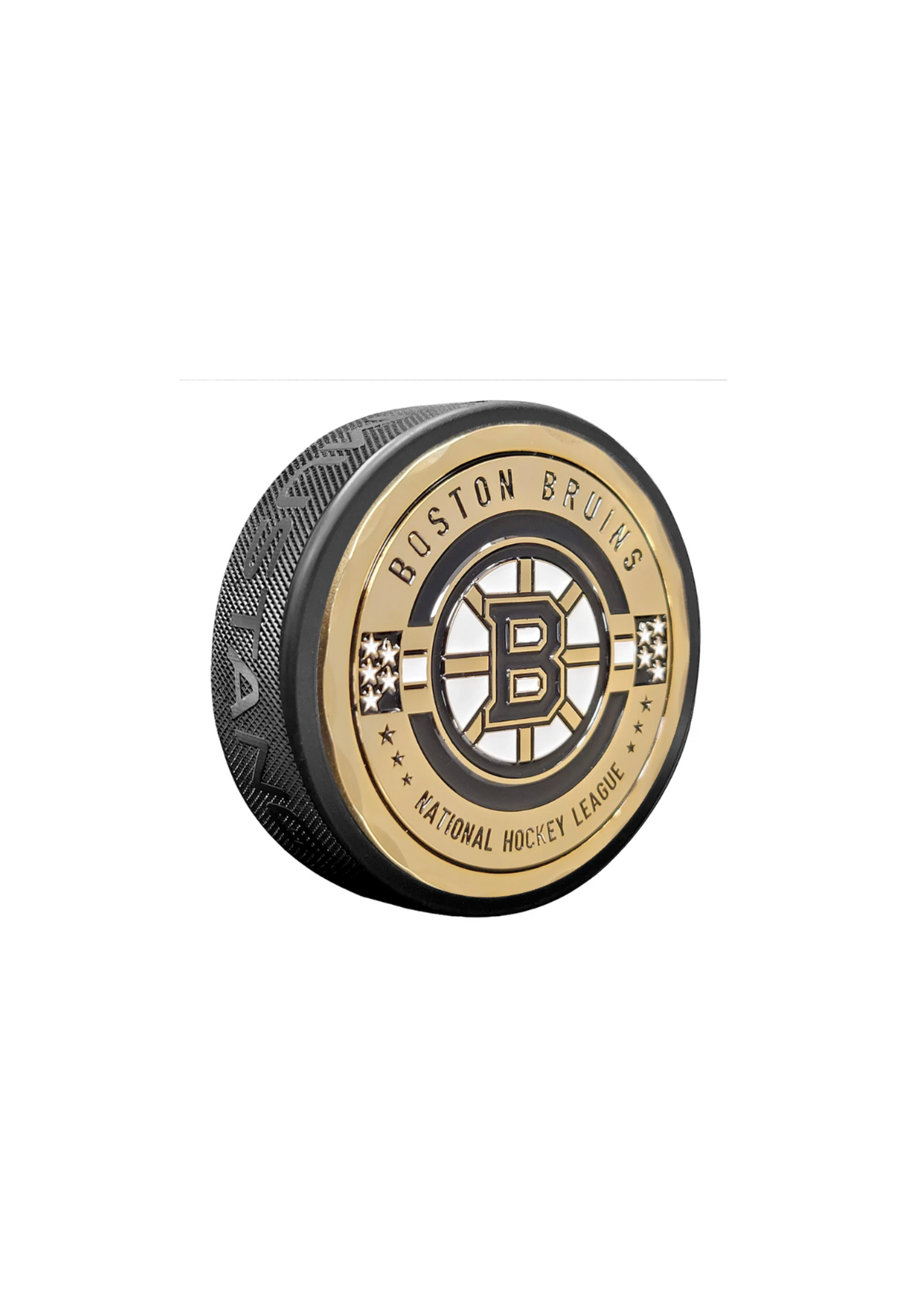 Boston Bruins Stars & Stripes Medallion Puck