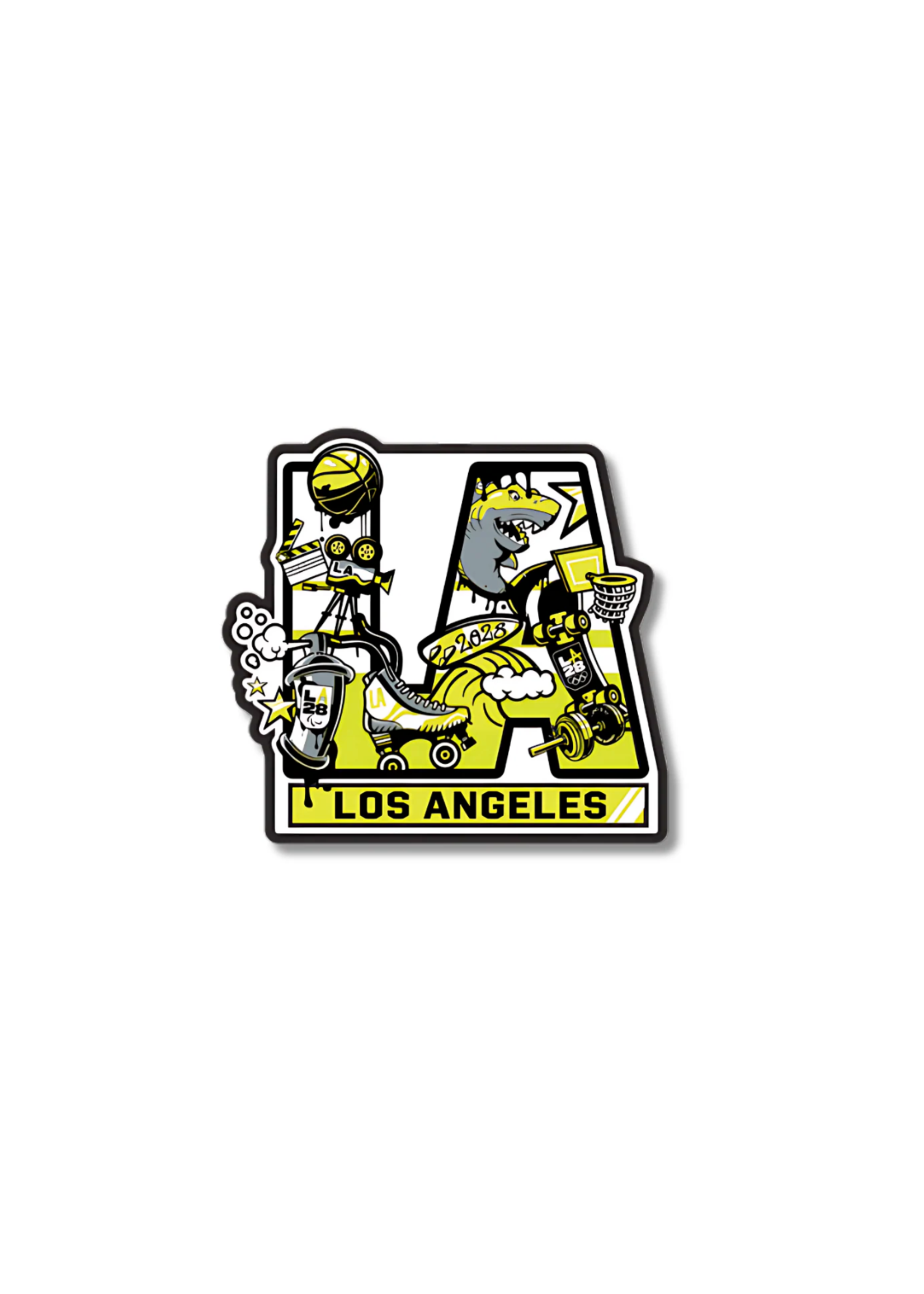 LA 2028 Graffiti Art Magnet