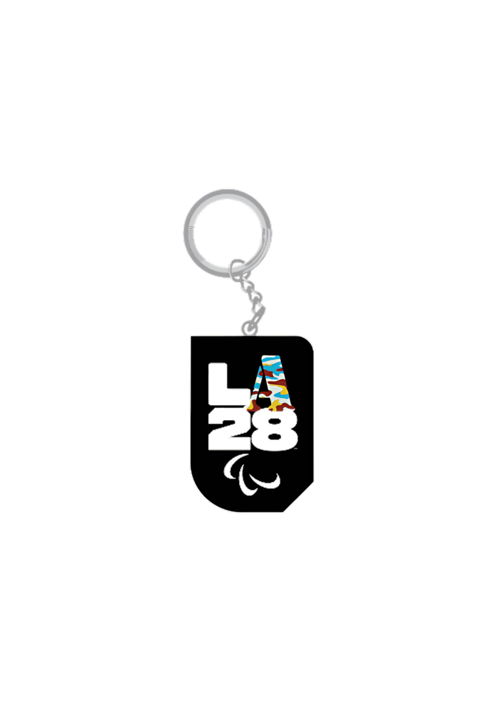 LA 2028 Camouflage Paralympic Key Chain