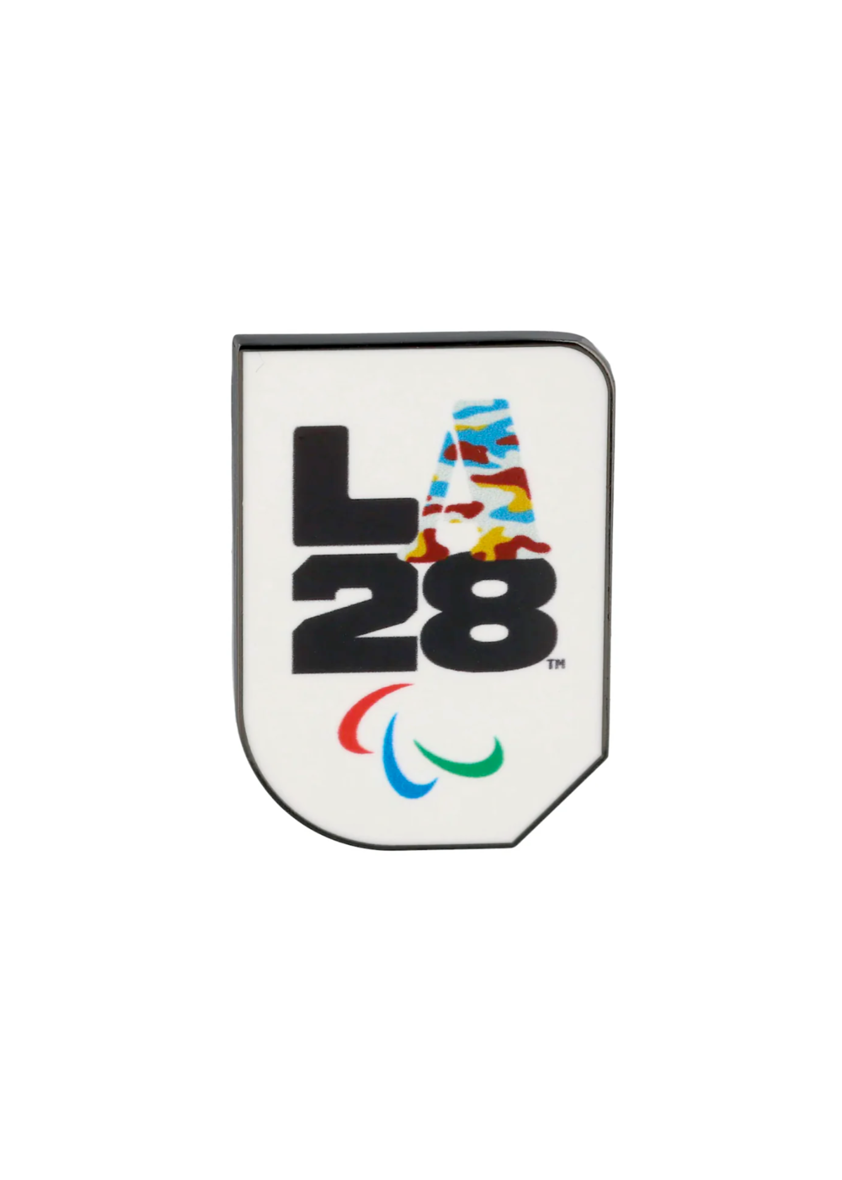 LA 2028 Paralympic Logo in Camo Pin