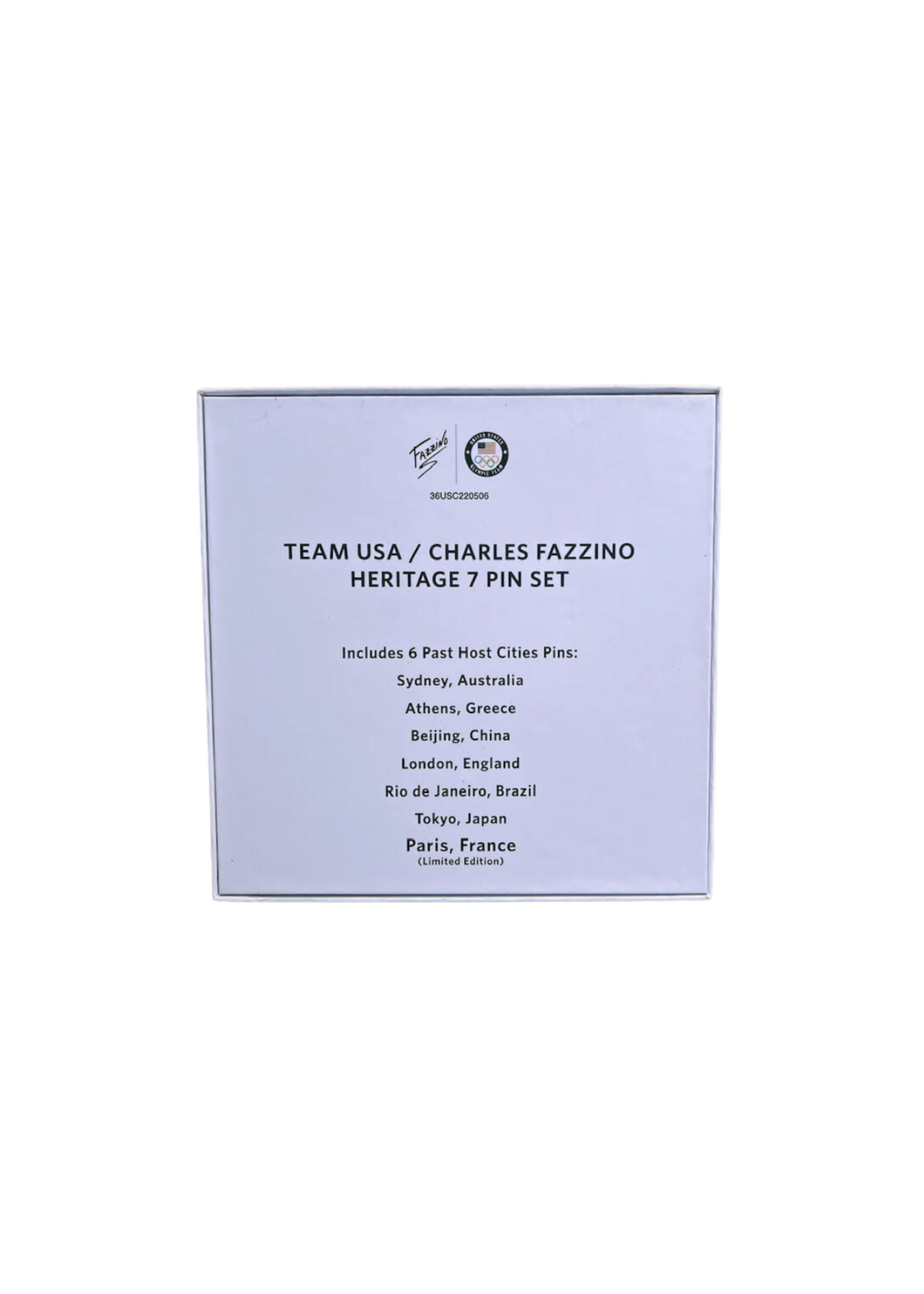 Fazzino Heritage 7 Pin Set - Limited Edition