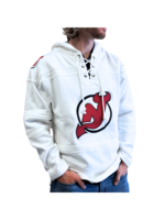 New Jersey Devils Whiteout Jersey Lacer Hoodie