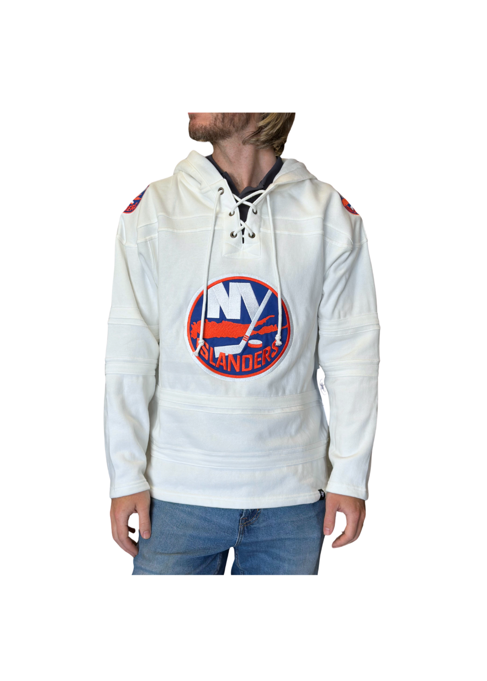 New York Islanders Whiteout Jersey Lacer Hoodie