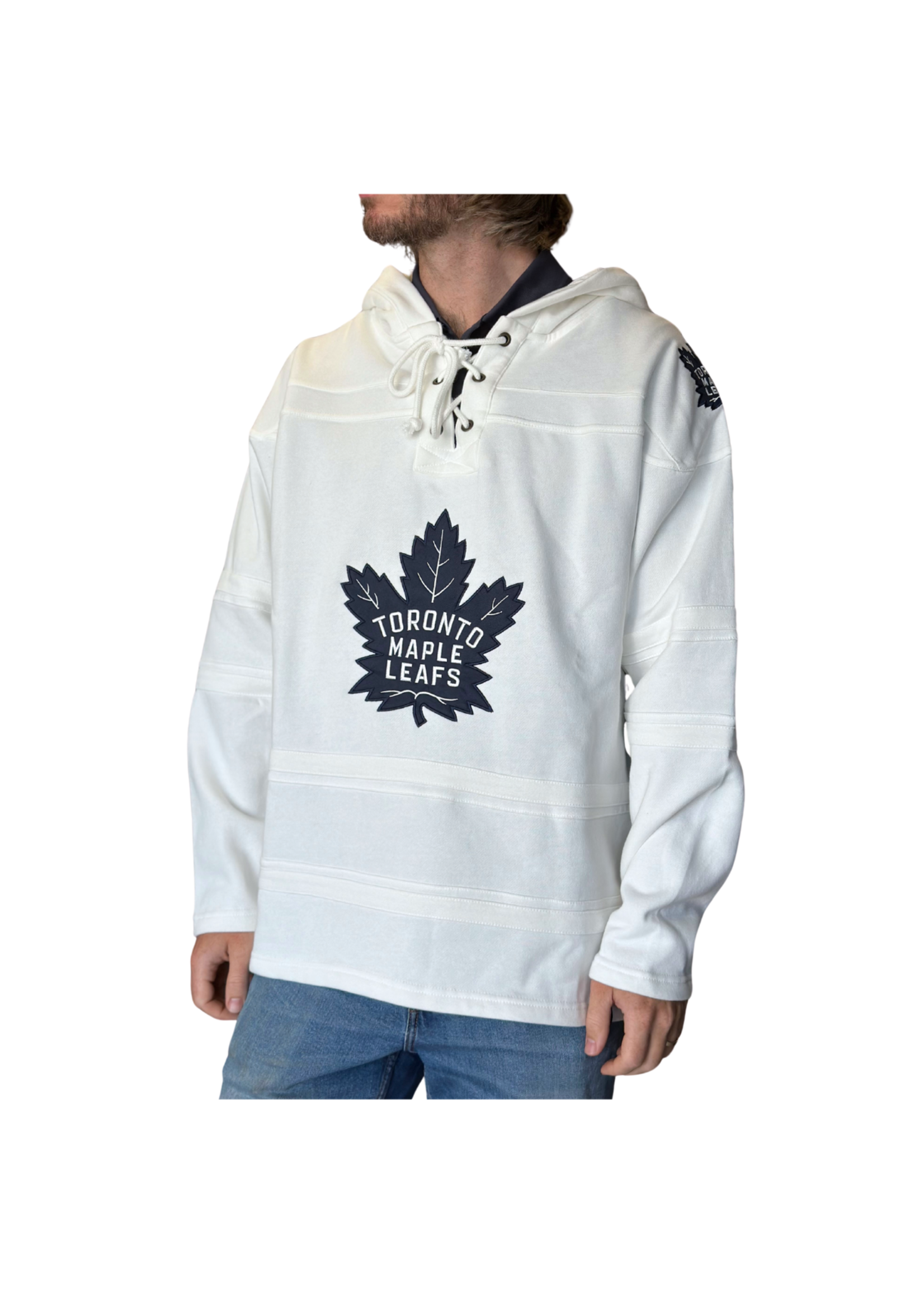 Toronto Maple Leafs Whiteout Jersey Lacer Hoodie