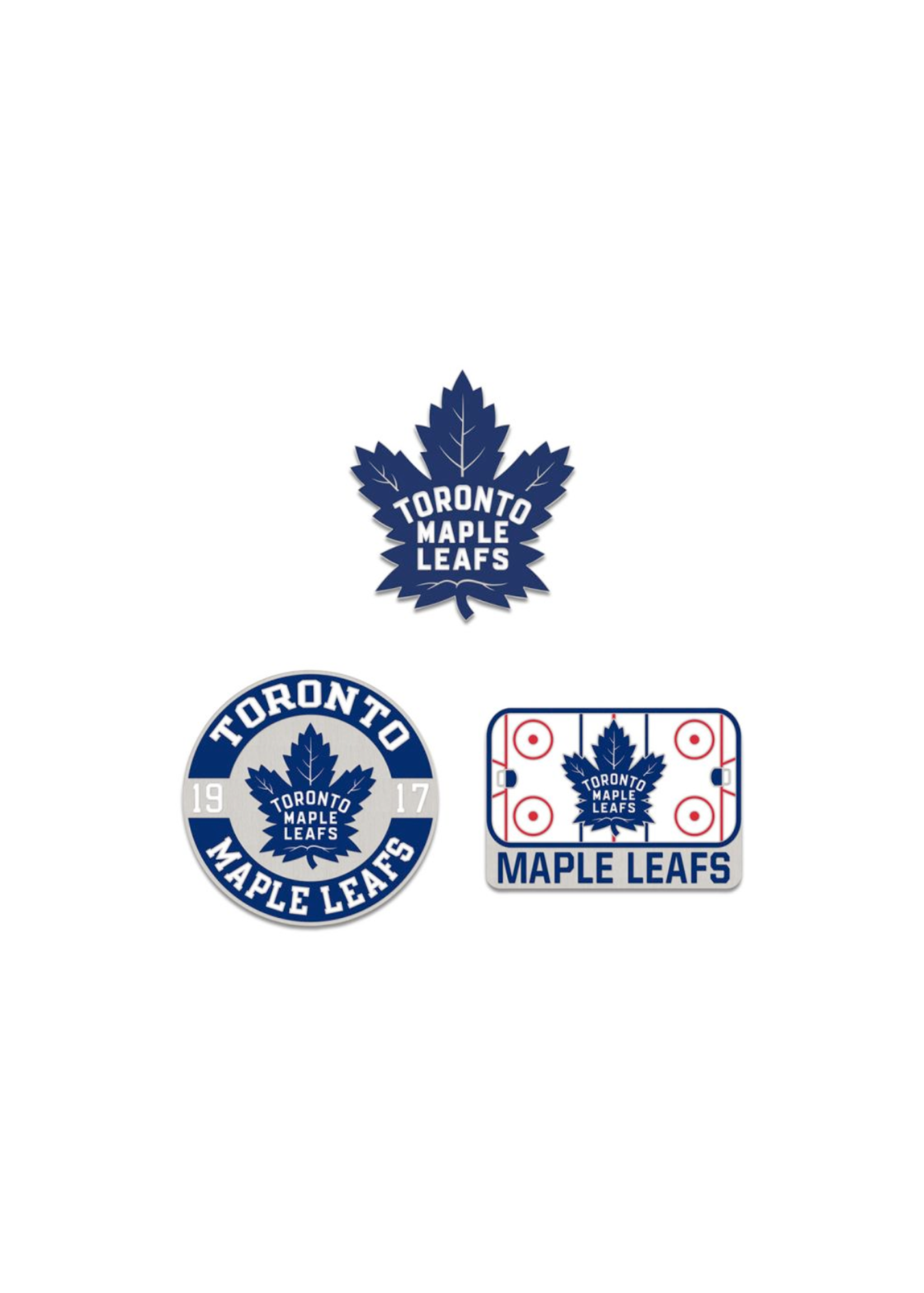 Toronto Maple Leafs 3pc Enamel Pin Set