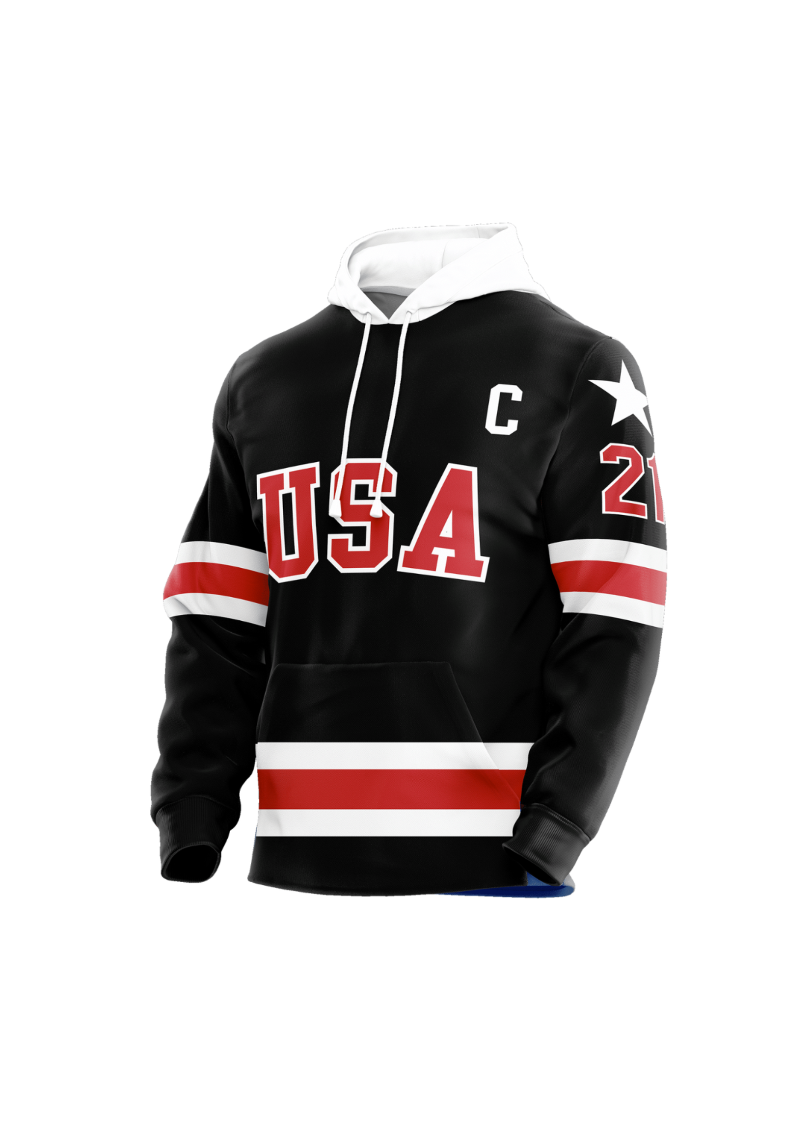 K1 Miracle 1980 Eruzione #21 Jersey Youth Hood