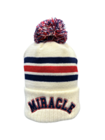 USA Miracle on Ice White Stripes Beanie
