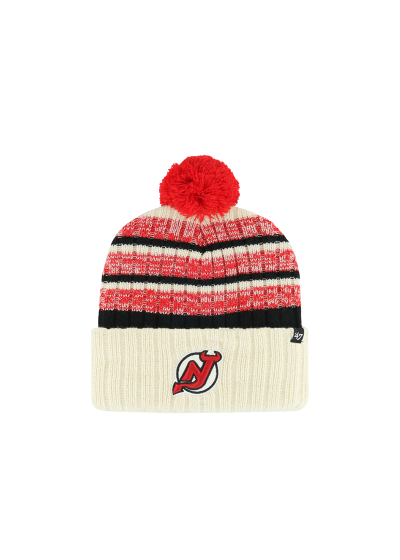 New Jersey Devils Tavern Cuffed Knit Hat with Pom