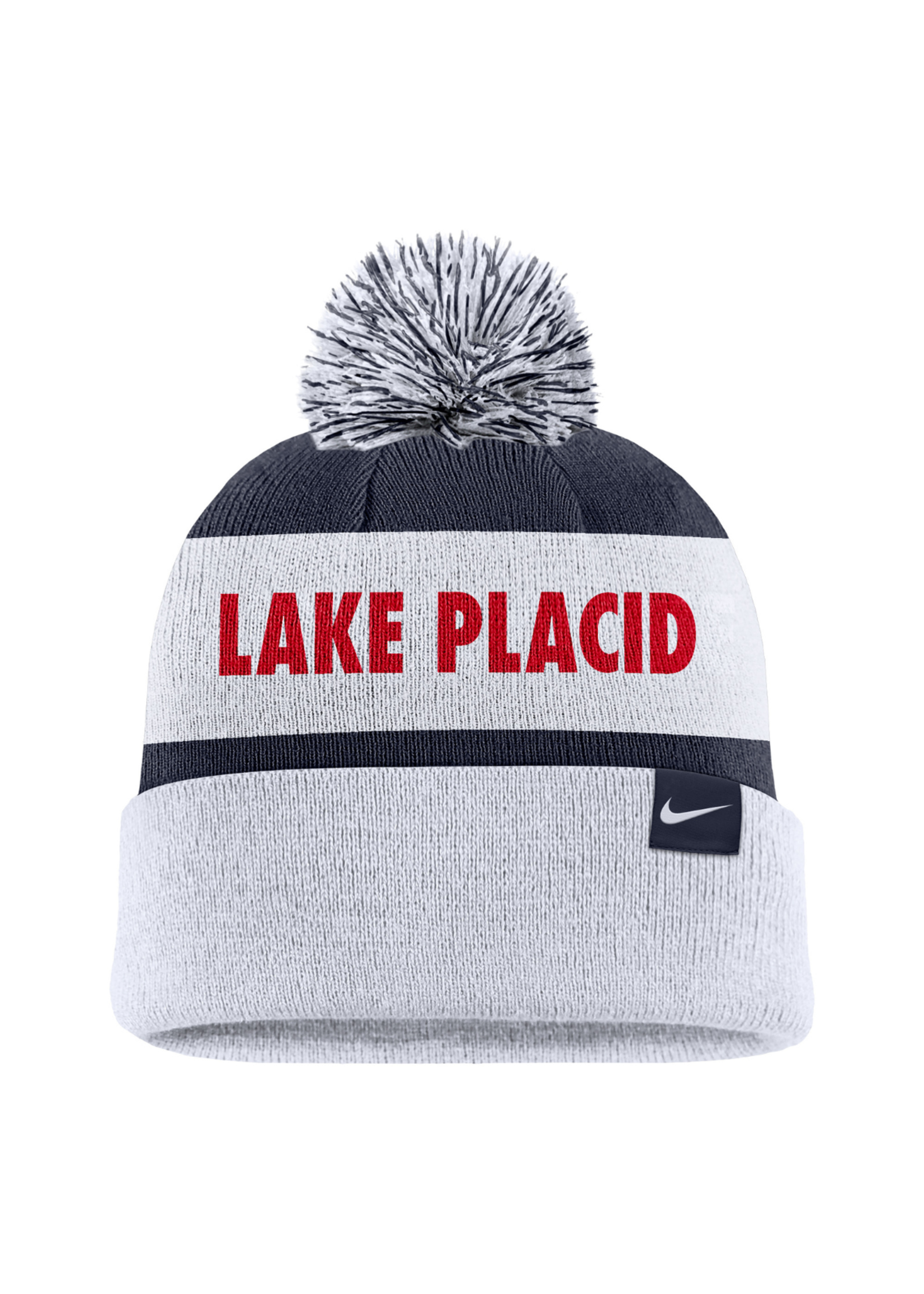 Miracle on Ice Peak Knit Pom Beanie