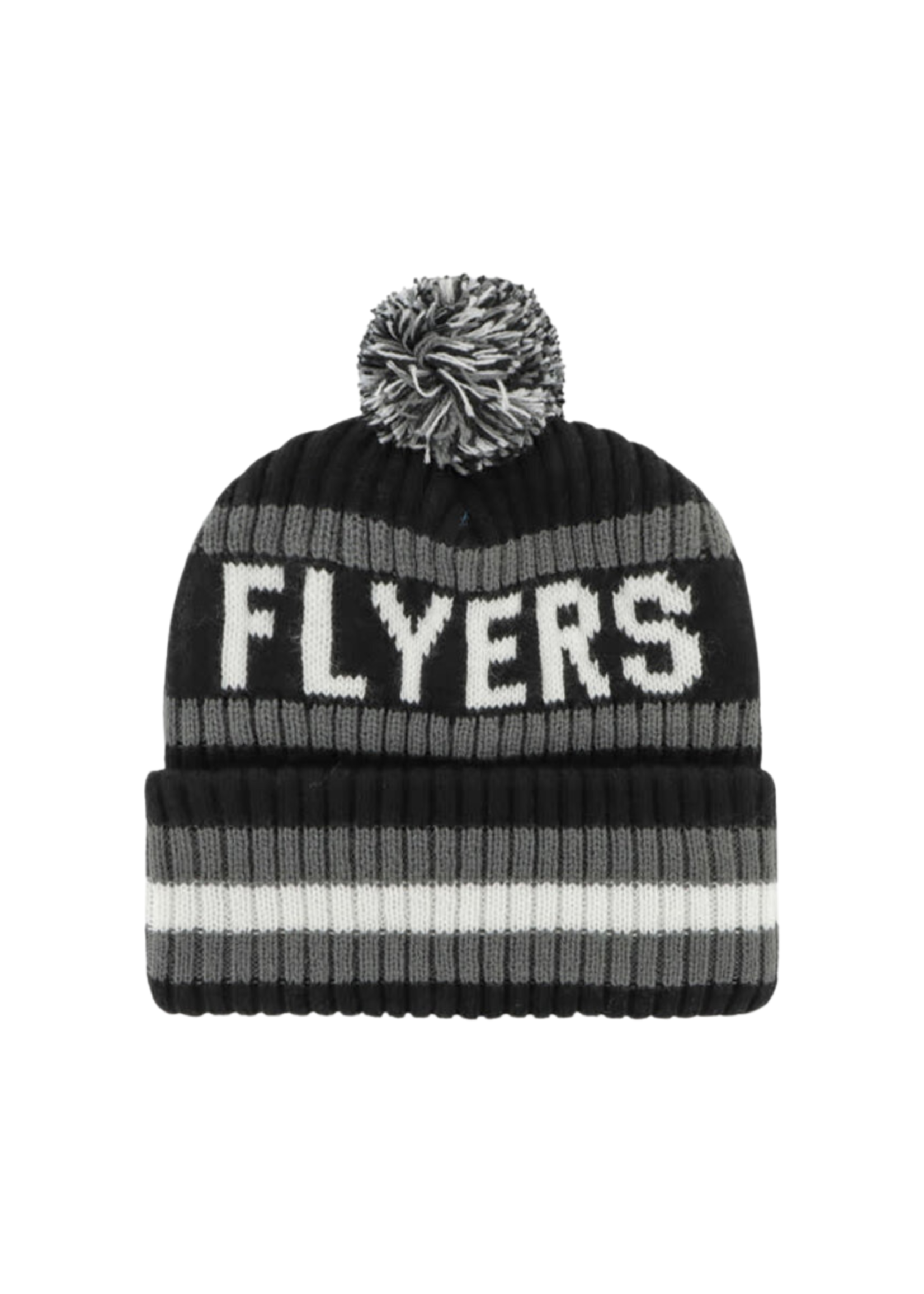 Philadelphia Flyers Bering Cuff Pom Beanie