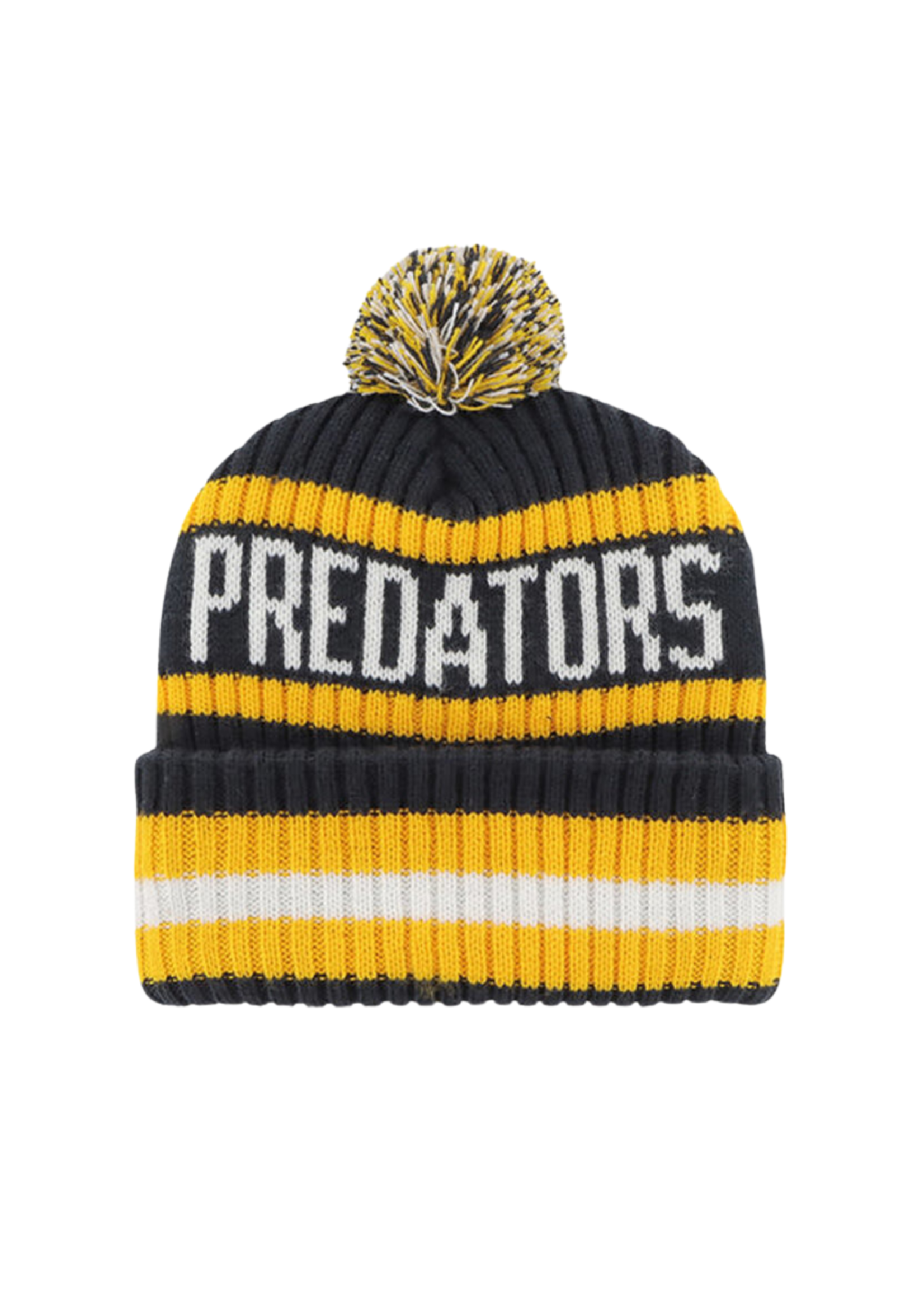 Nashville Predators Bering Cuff Pom Beanie