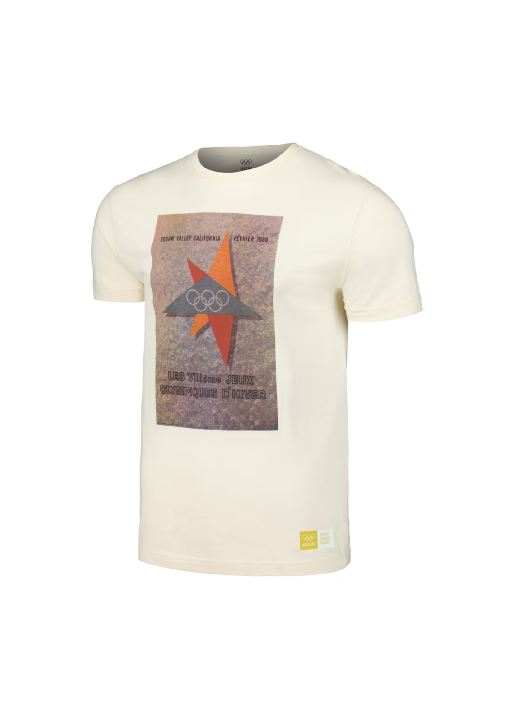 Natural 1960 Squaw Valley Games Olympic Heritage T-Shirt