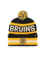 Boston Bruins Bering Cuff Pom Beanie