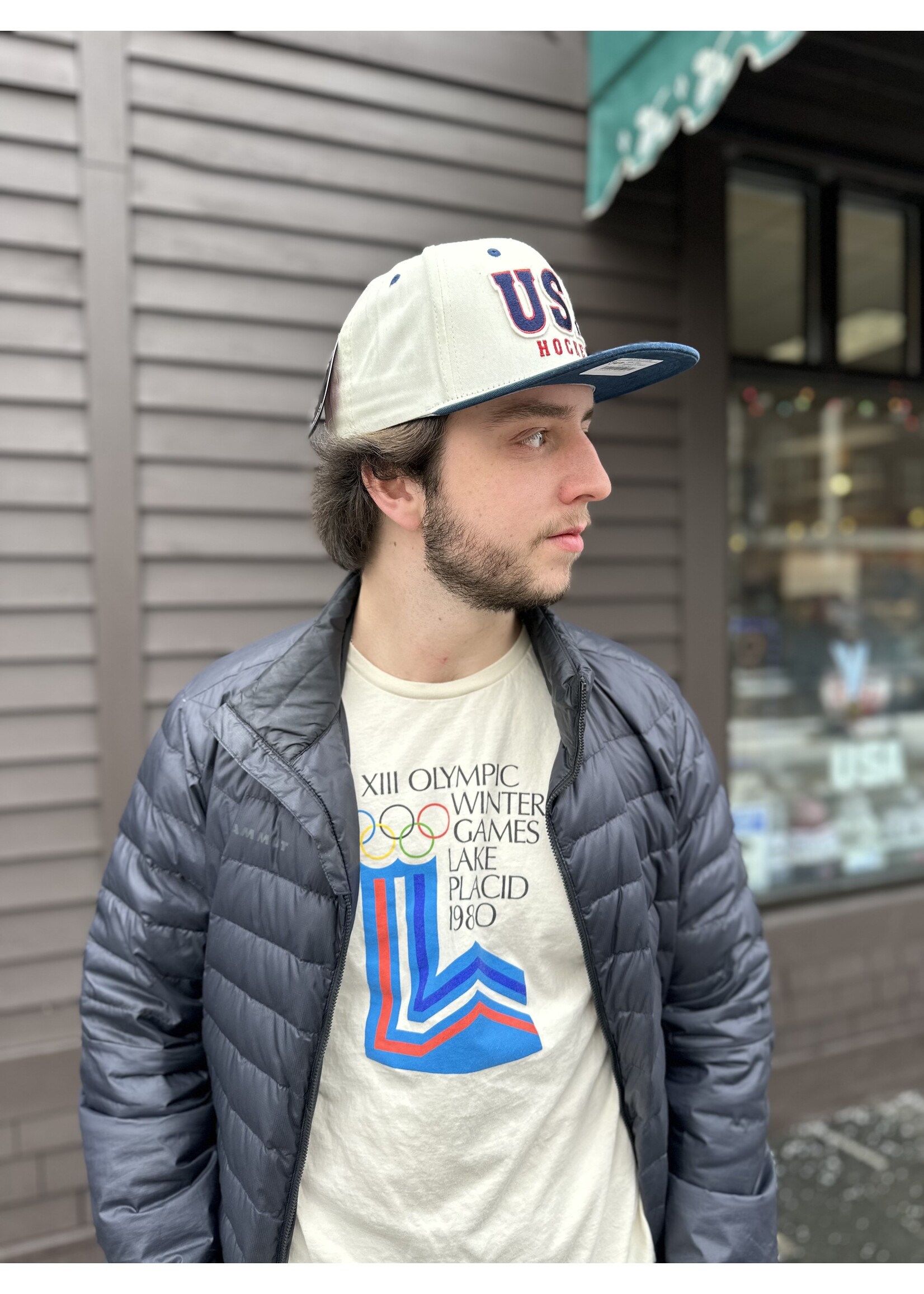 USAH Paramount Ivory Snapback