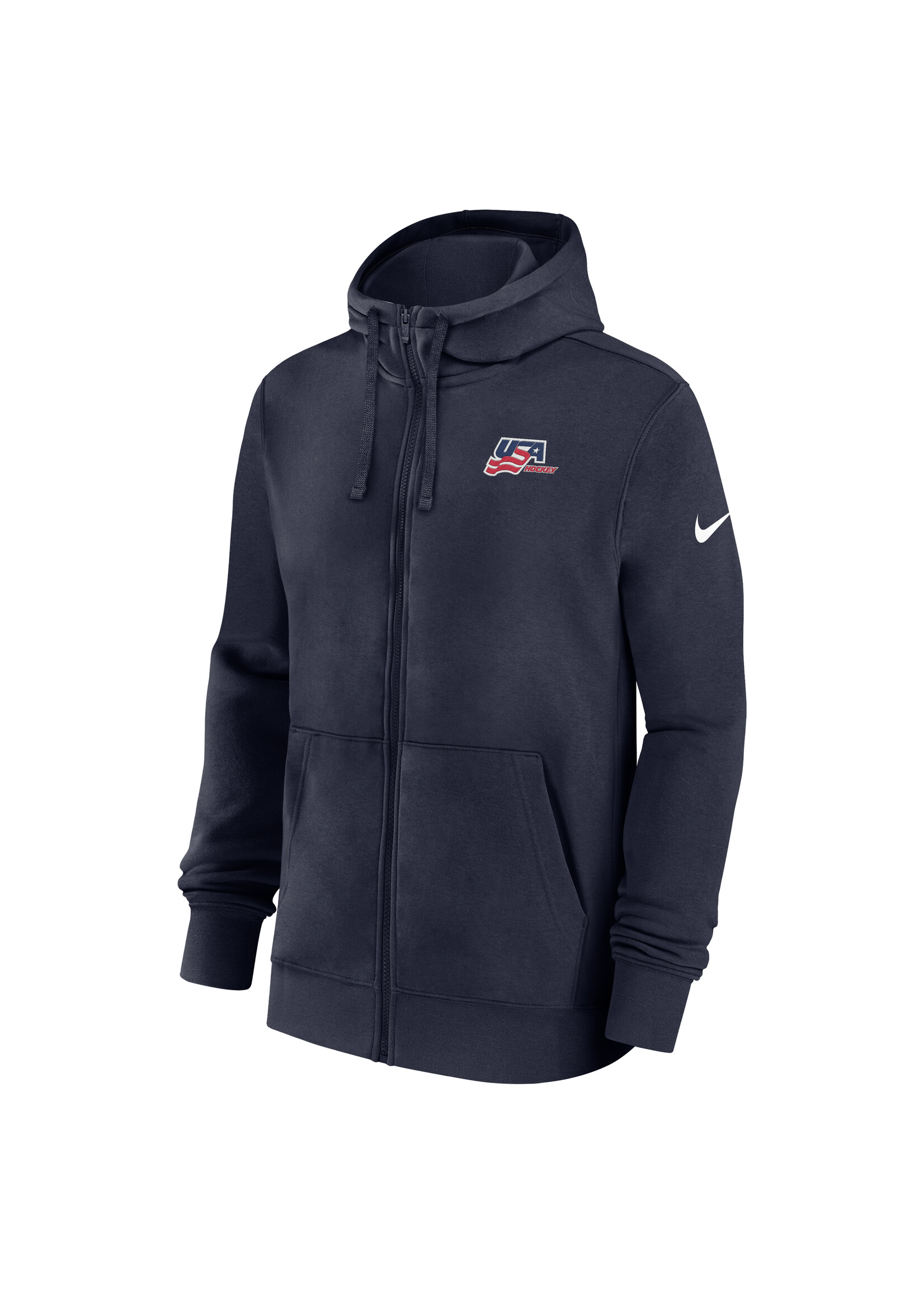 USAH Nike Club Full-Zip Fleece Hood