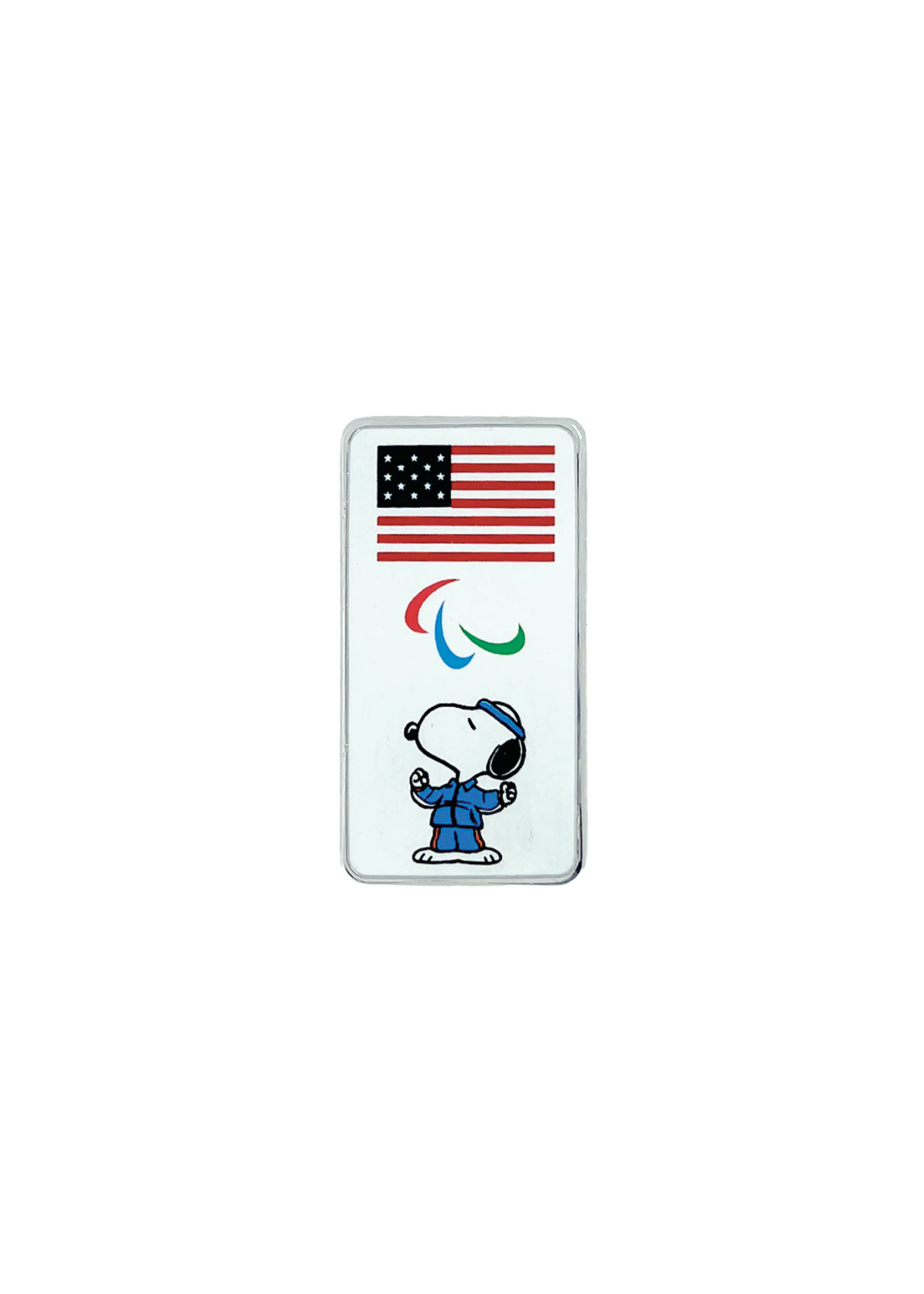 Peanuts Paralympic Team USA Snoopy Lapel Pin