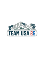 Team USA Milano Cortina 2026 Winter Olympics Dolomites Snowflakes Lapel Pin