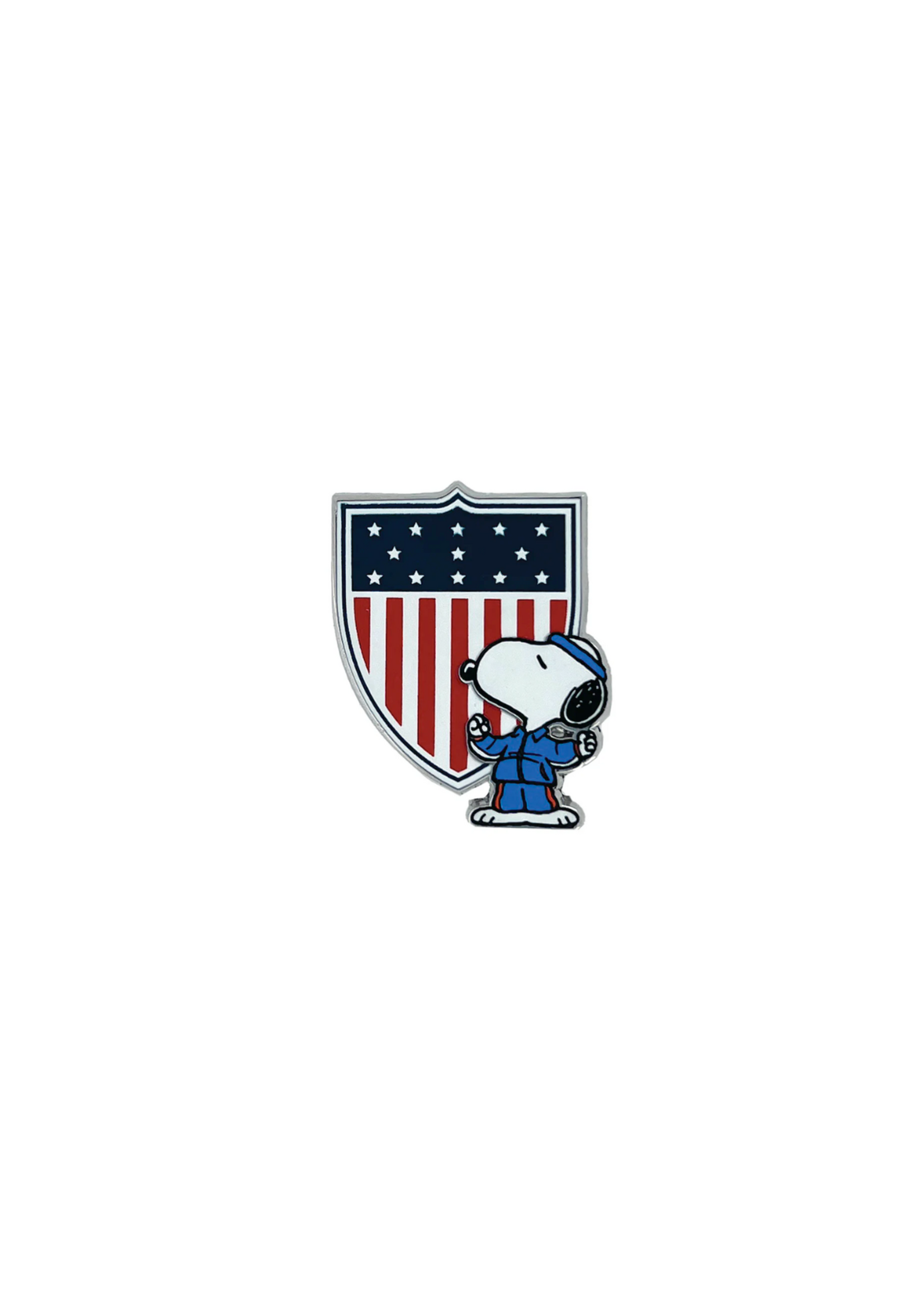 Peanuts Team USA Shield Snoopy Pin
