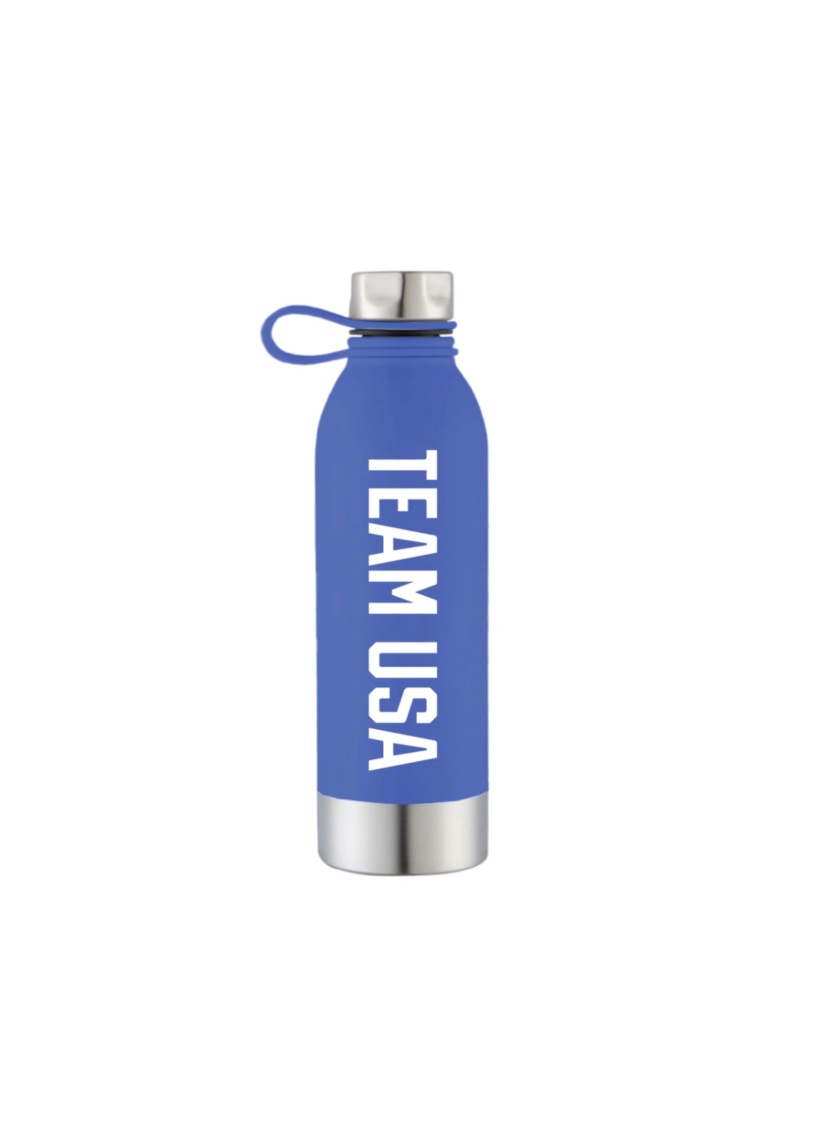 Team USA Logo Blue Stainless Steel Water Bottle