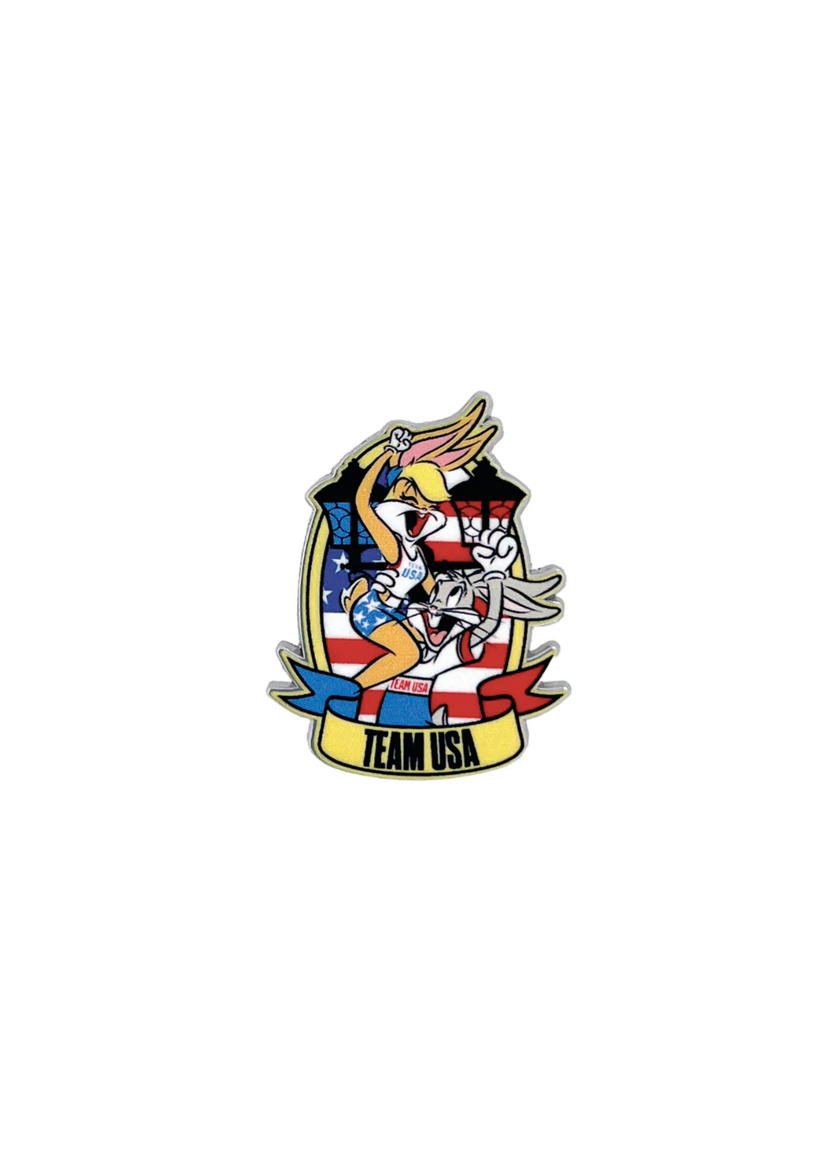 Looney Tunes Team USA Bugs Bunny & Lola Lapel Pin