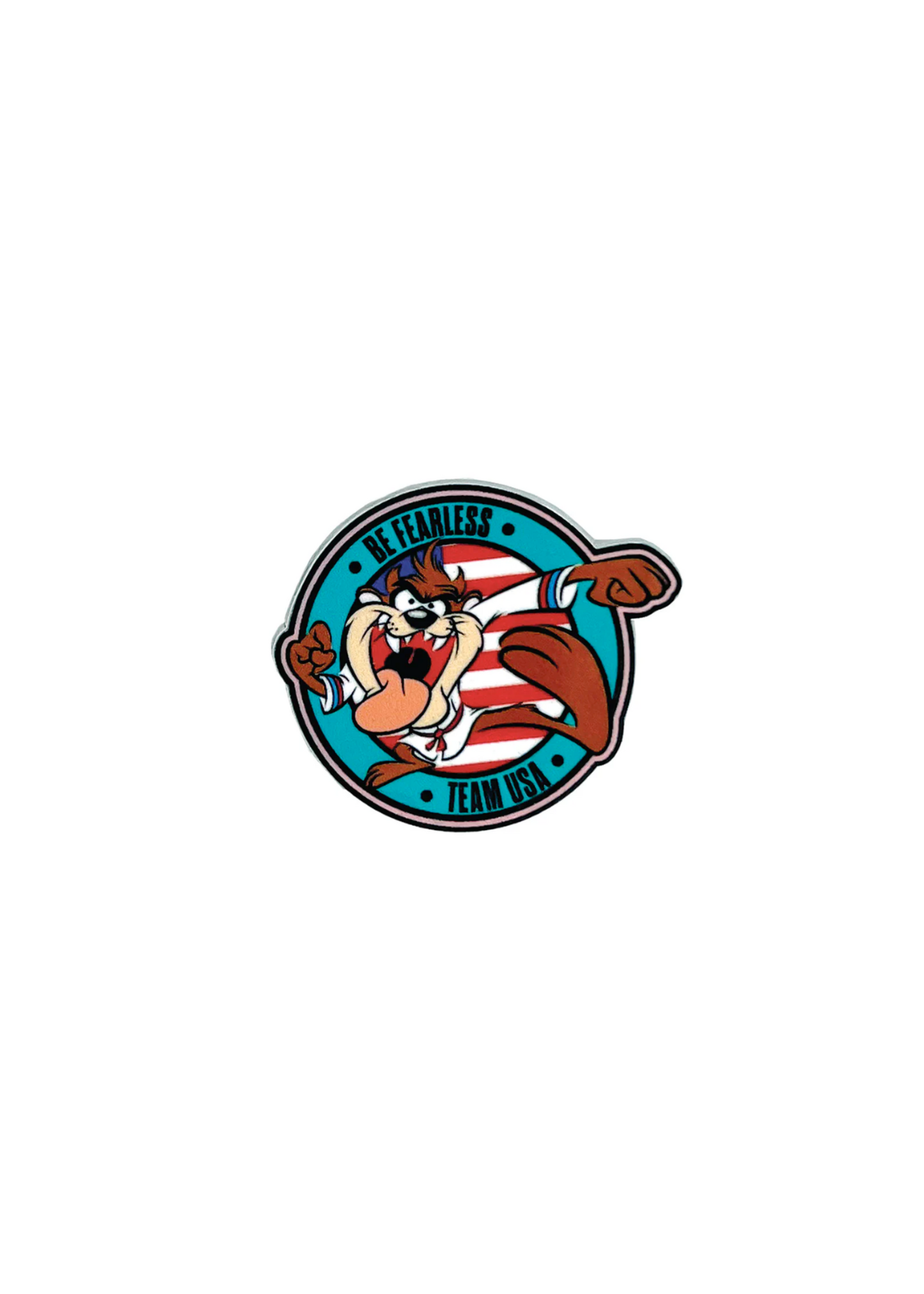 Looney Tunes Team USA Taz "Be Fearless" Lapel Pin