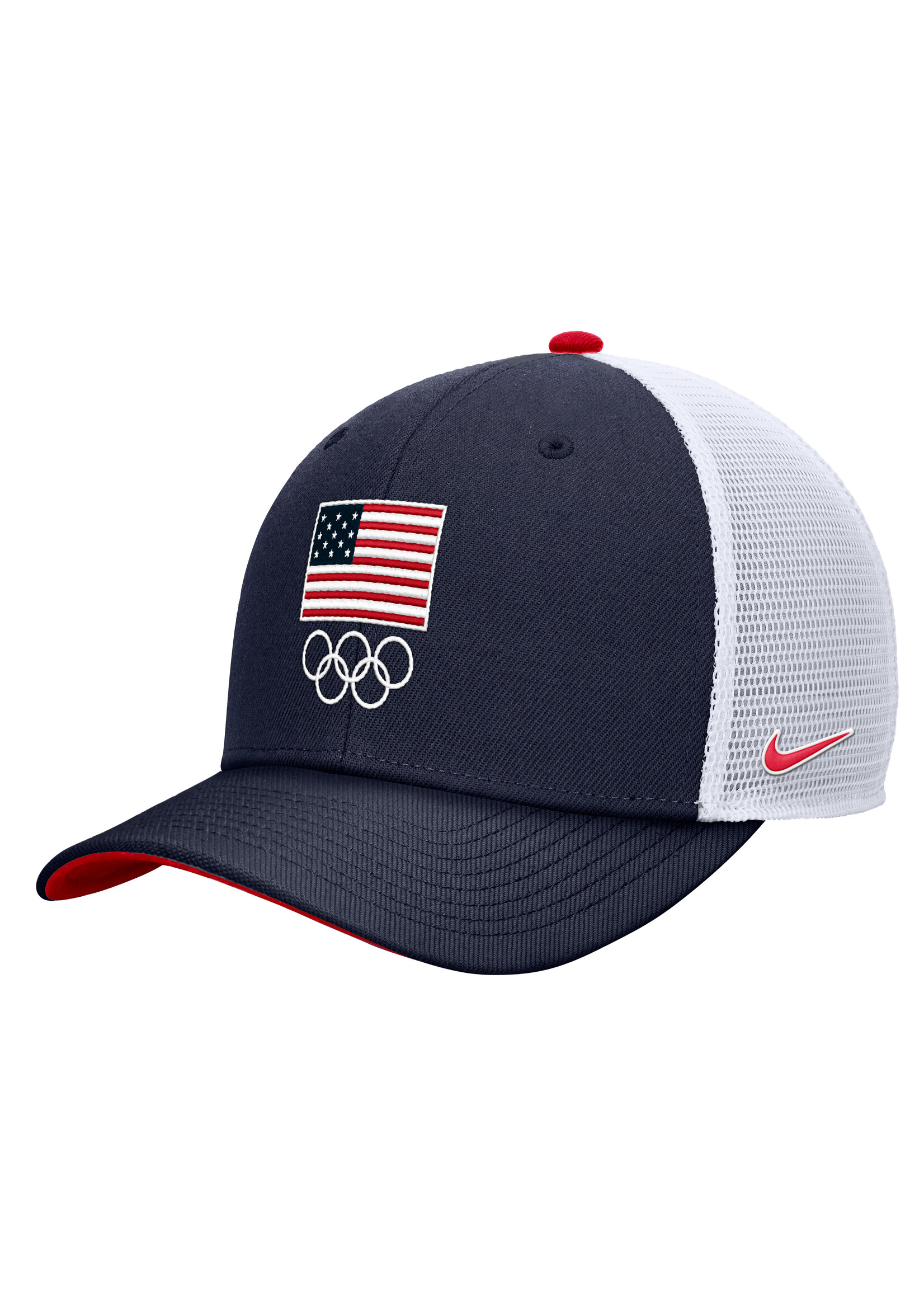 USOC Youth Flag & Rings Mesh Cap