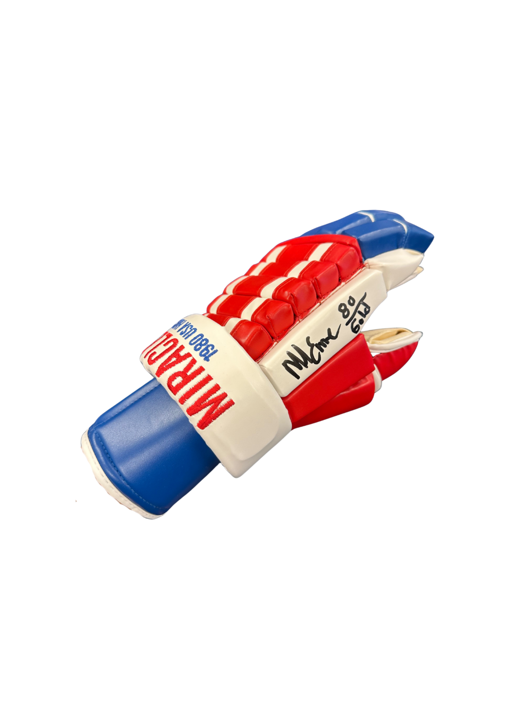 Eruzione Signed Miracle on Ice Hockey Glove
