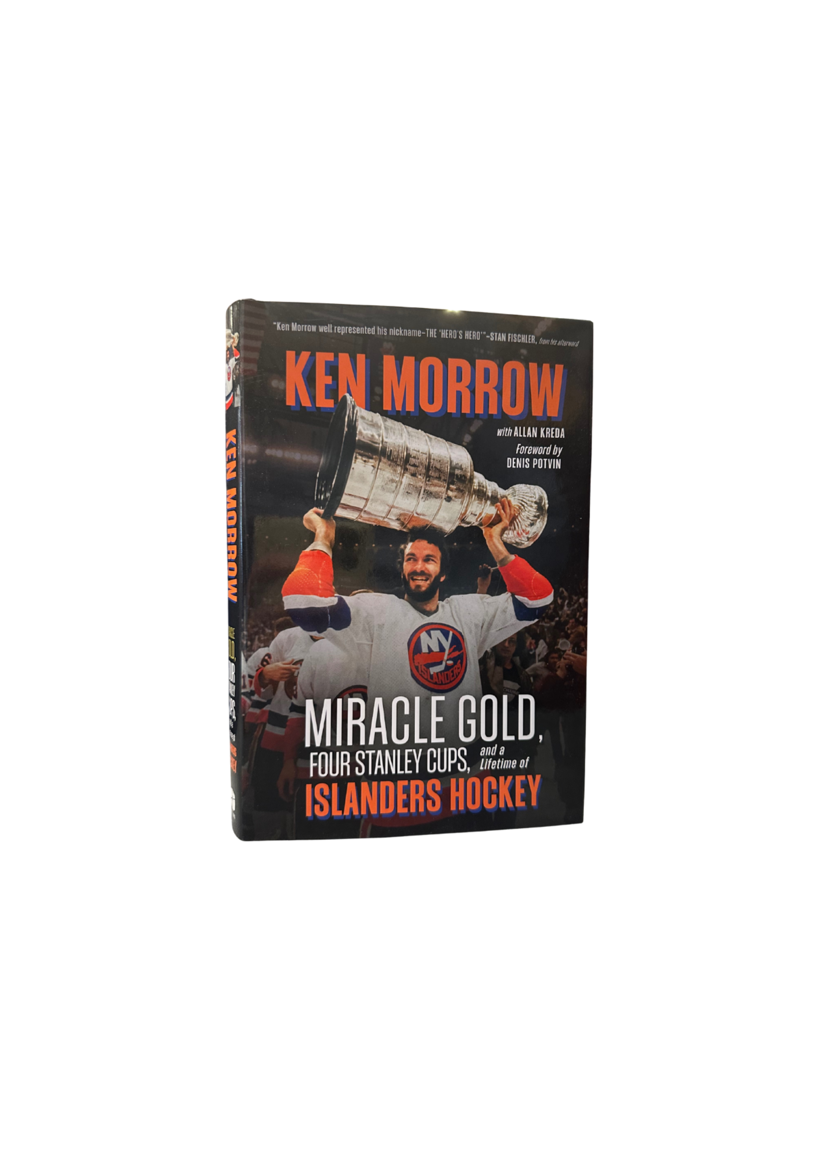 Morrow Signed Miracle Gold, 4 Stanley Cups Hardcover Book