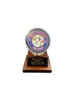 Eruzione Signed 'The Shot' Puck in Plaque Case