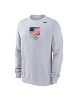Nike Team USA Olympic Flag  & Full Color Rings Club Crew