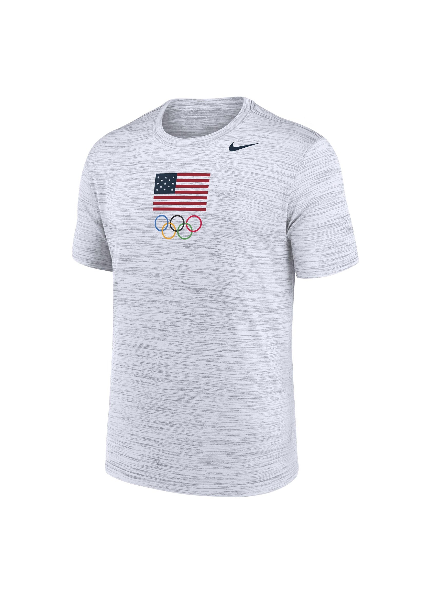 Nike USA Flag & Full Color Rings Velocity Dri-FIT Short Sleeve Tee