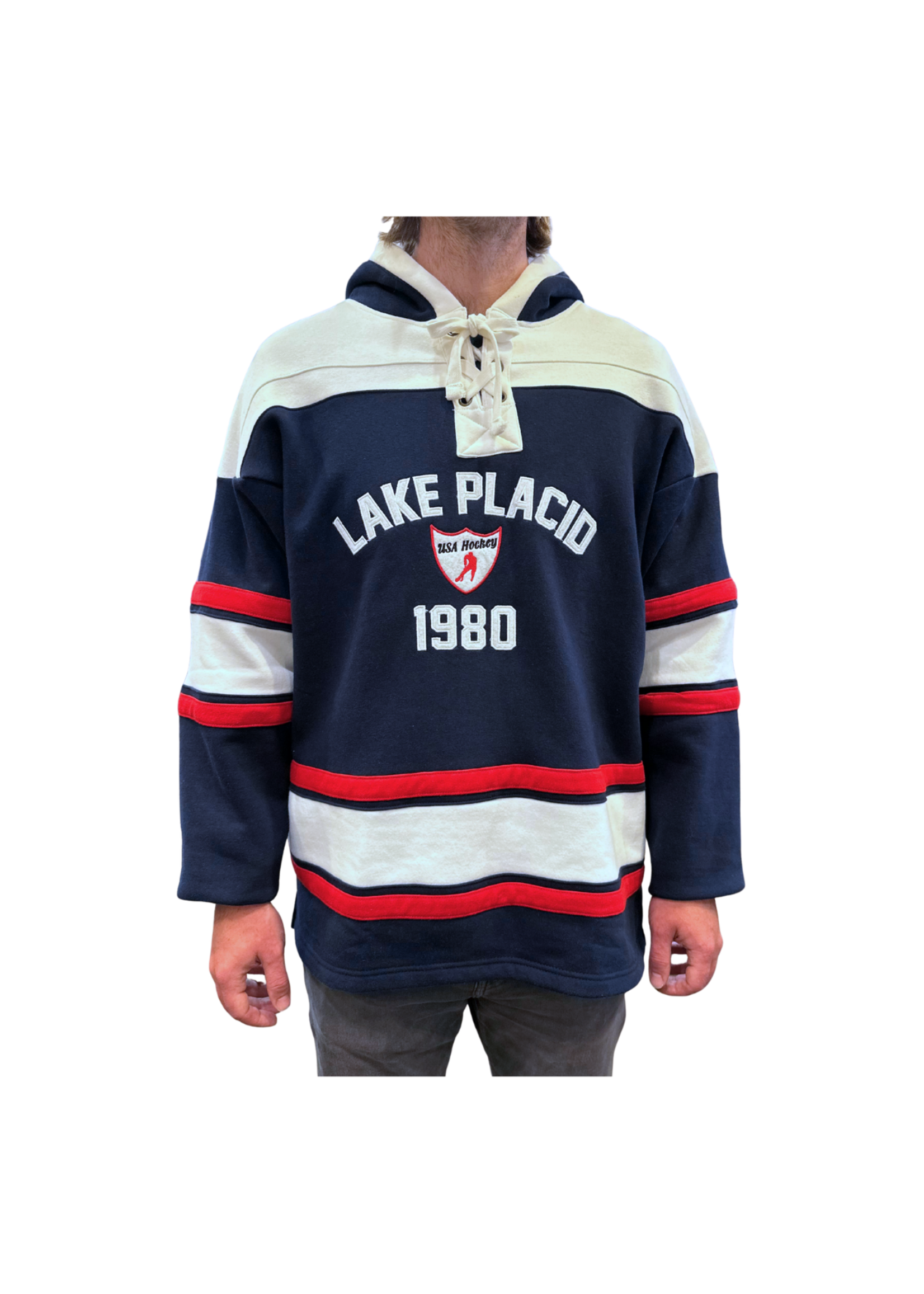 Lake Placid 1980 Lace-Up Hoodie
