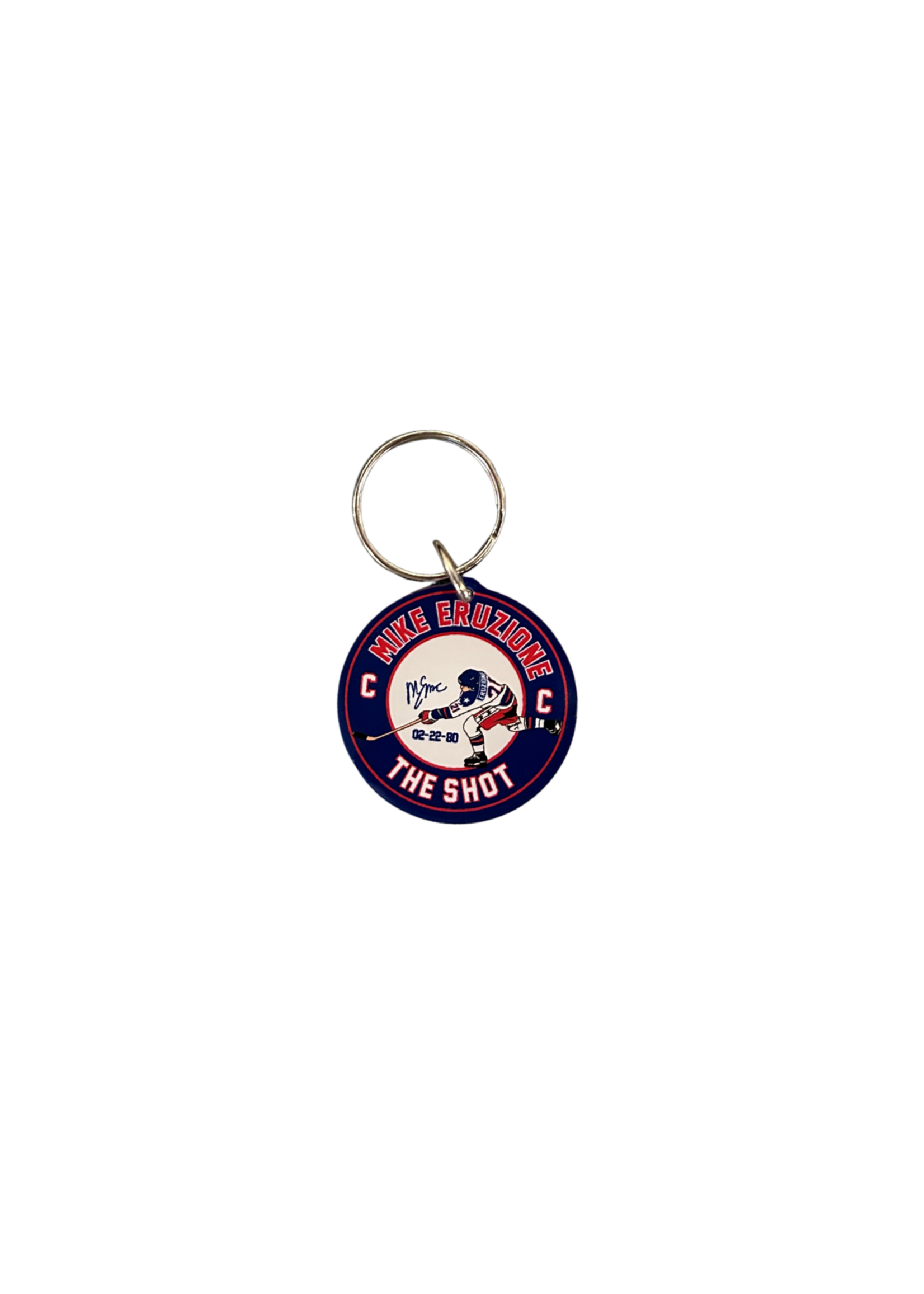 Mike Eruzione 'The Shot' Keychain