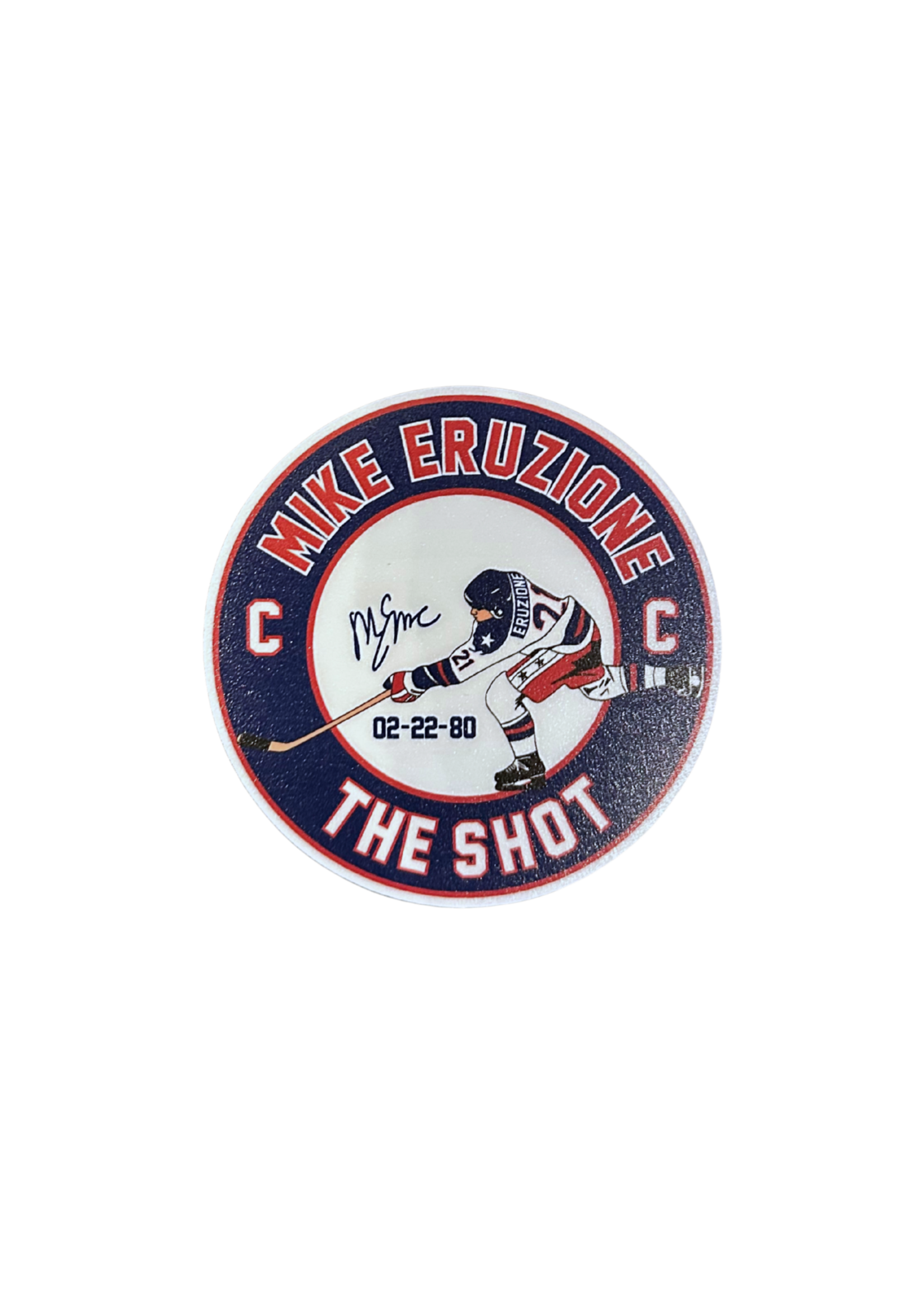 Mike Eruzione 'The Shot' 4x4 Decal