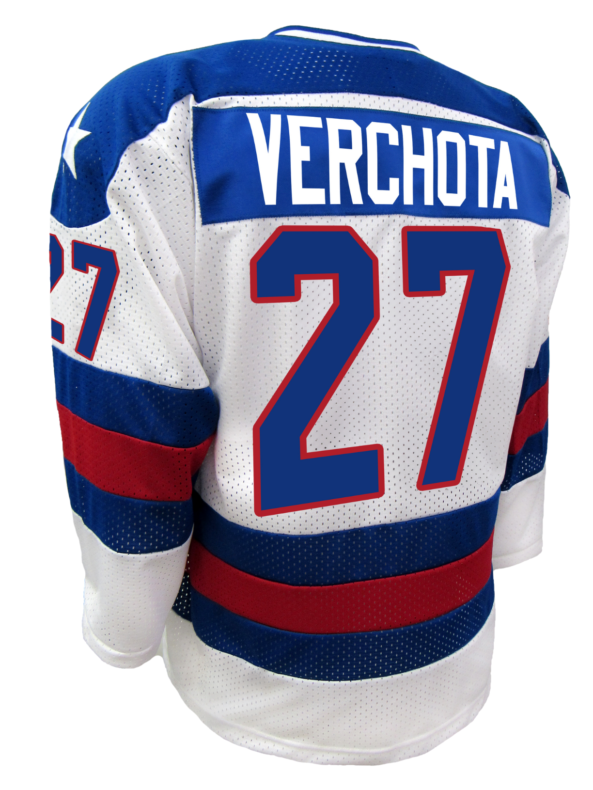 Authentic K1 Phil Verchota #27 Miracle on Ice 1980 Adult Jersey