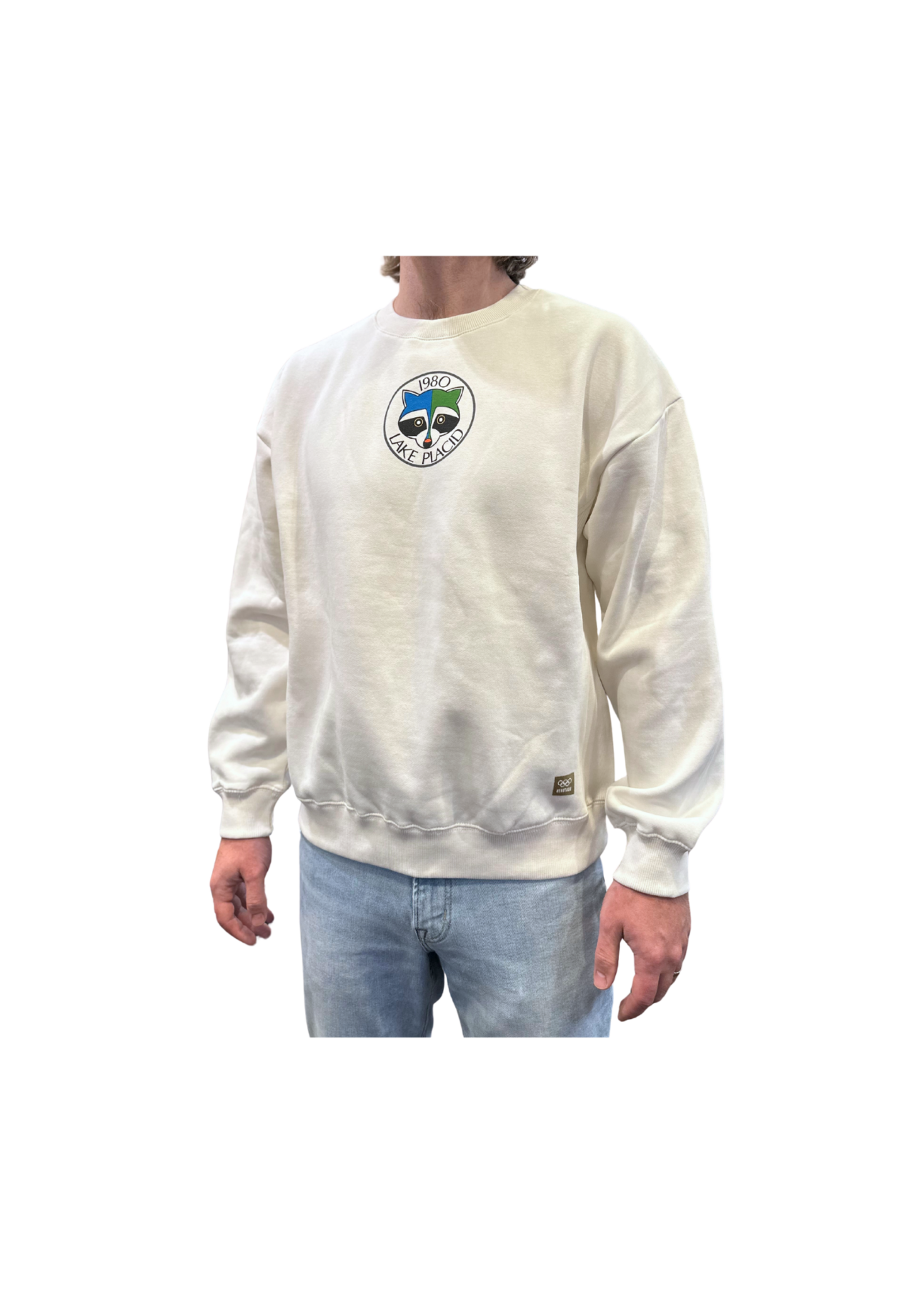 1980 Lake Placid Raccoon Crewneck Heritage Sweatshirt