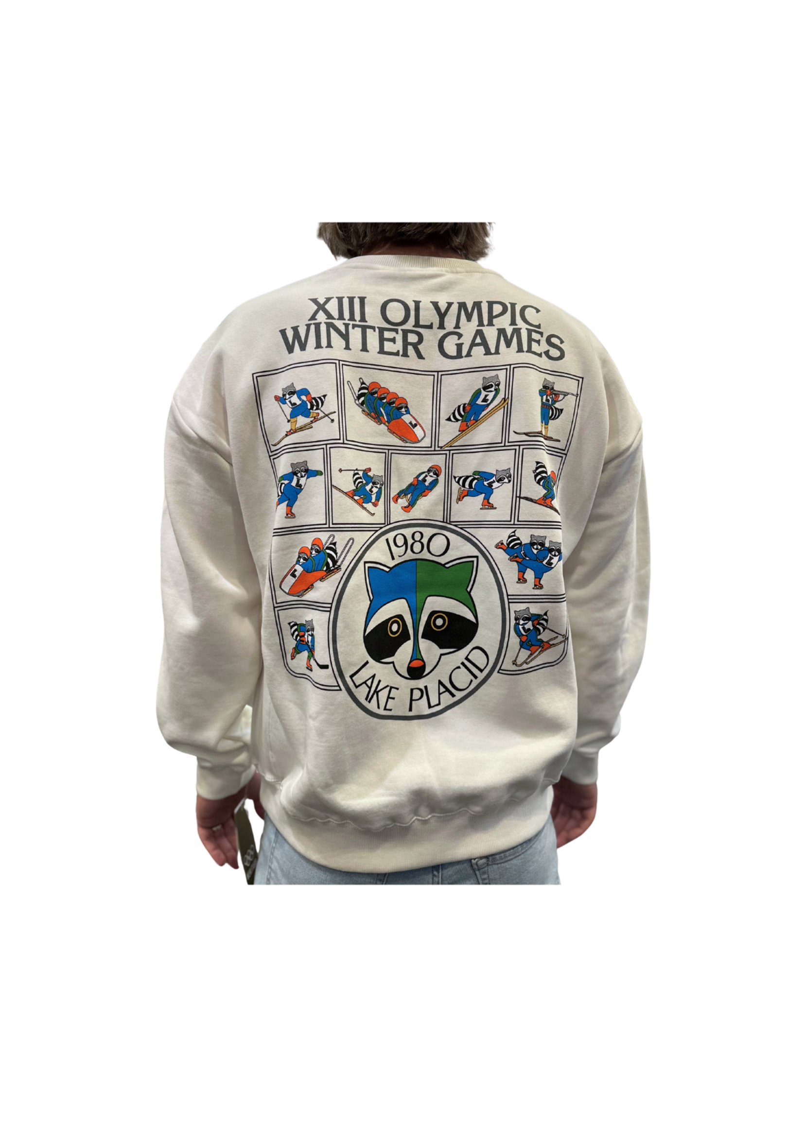 1980 Lake Placid Raccoon Crewneck Heritage Sweatshirt