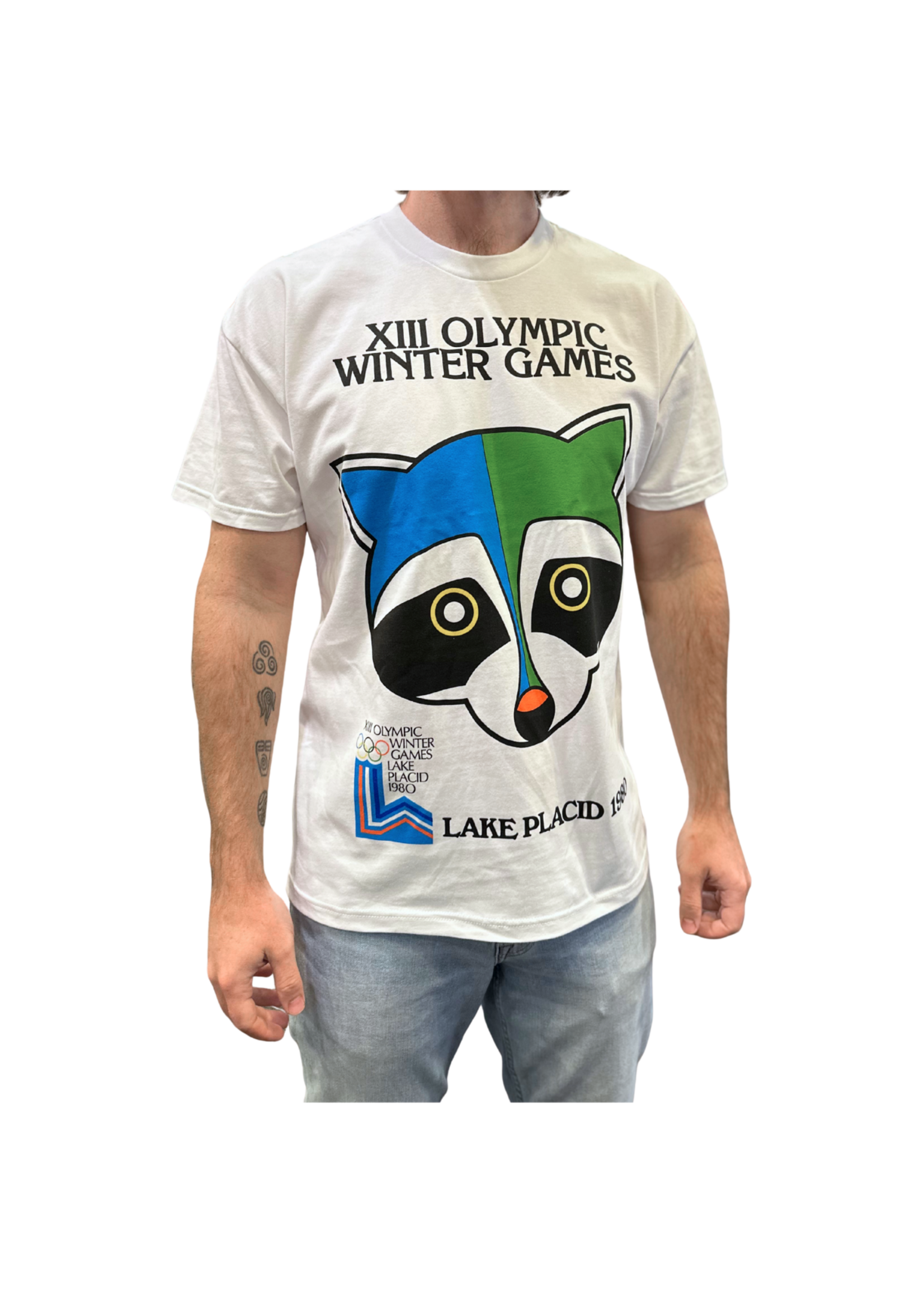 1980 Lake Placid Olympic Raccoon Tee