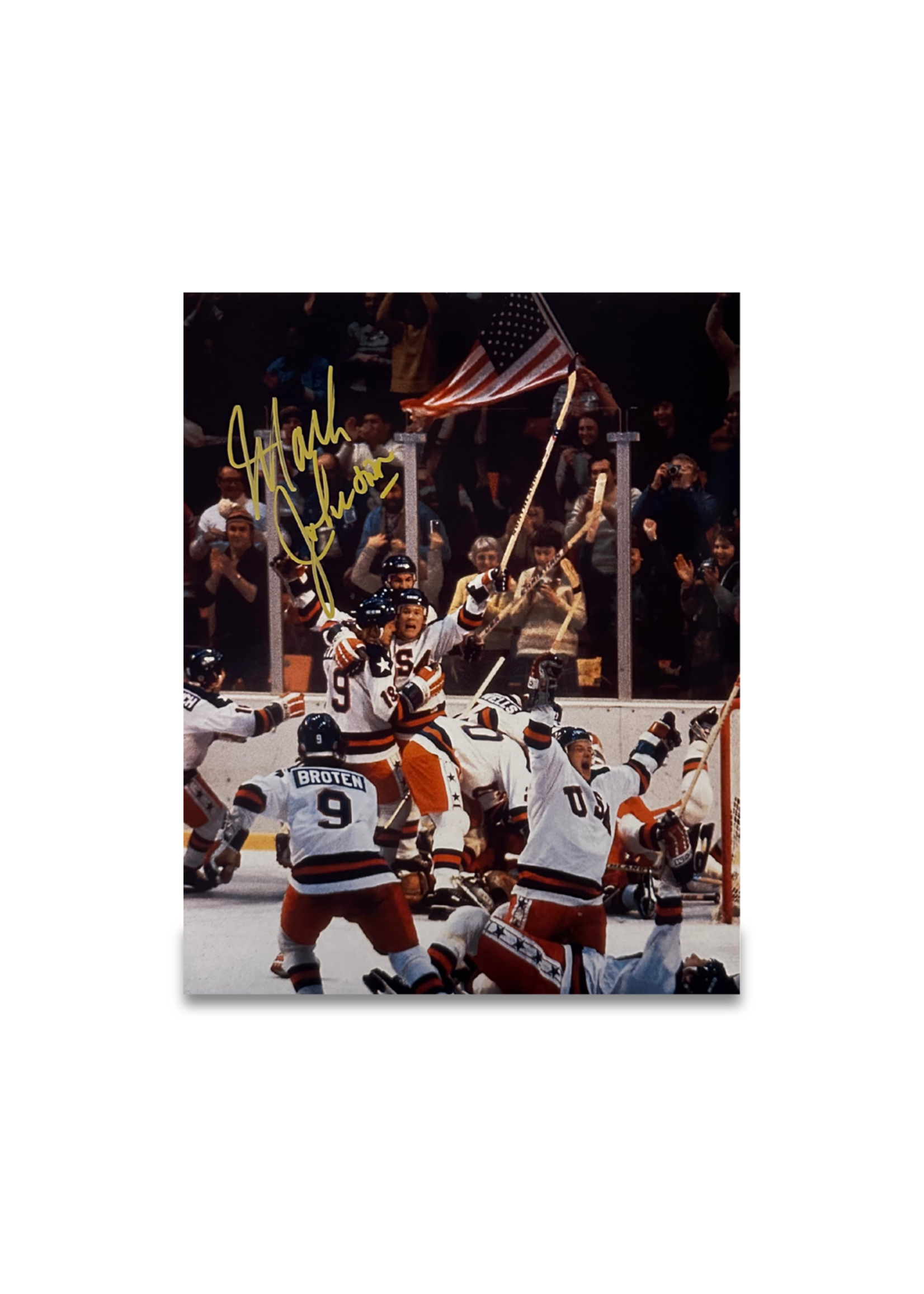 Johnson Signed Celebration 8x10