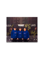 Eruzione, Johnson & Schneider Signed Scoreboard 8x10