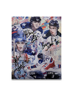 Eruzione, Johnson & Schneider Signed Miracle Men 8.5 x 11