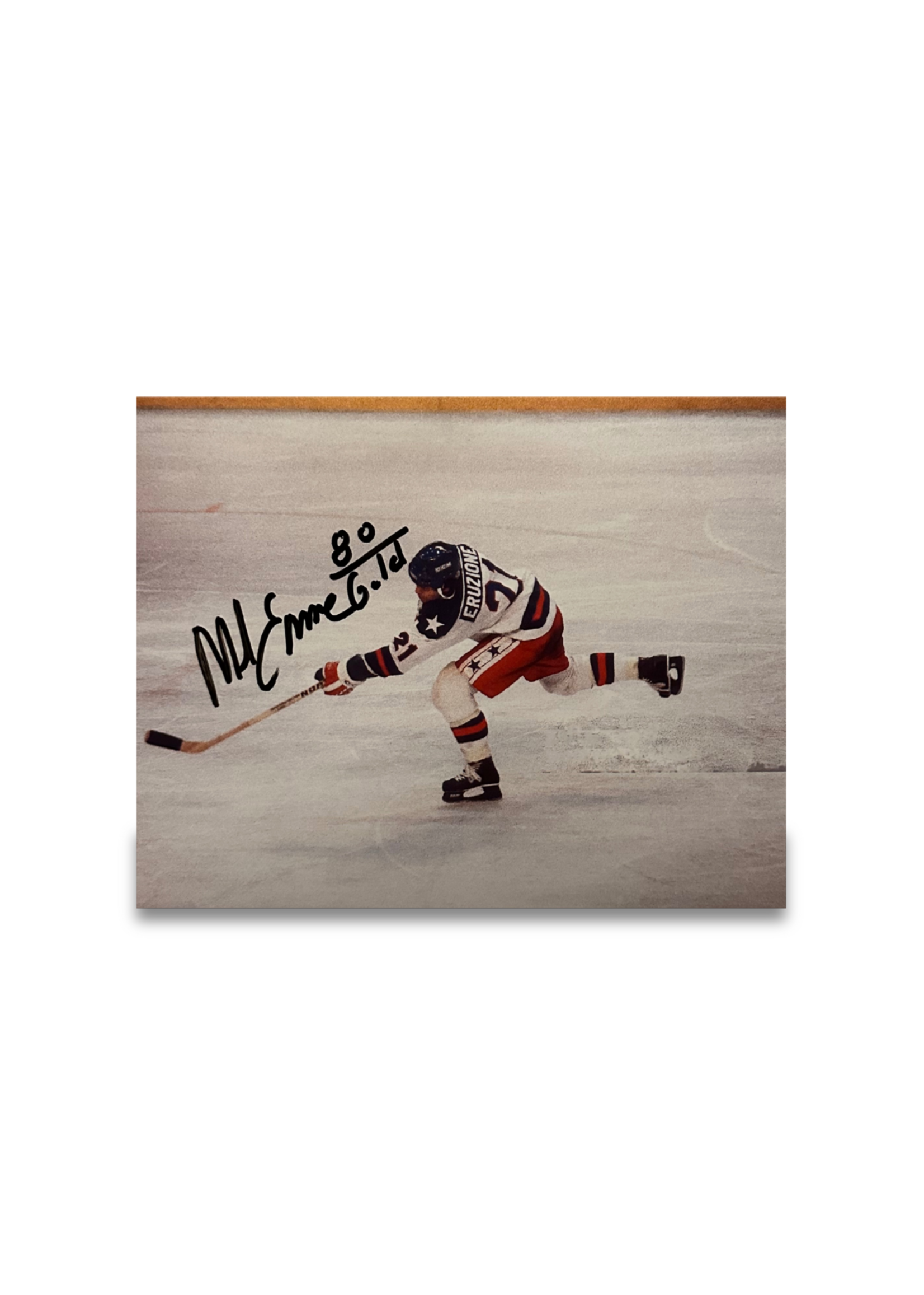 HOLIDAY SPECIAL! Eruzione Custom Signed 8x10