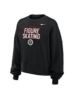 Women's Nike Team USA Figure Skating Phoenix Wordmark Crop Crew