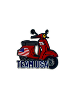 Team USA Scooter Pin